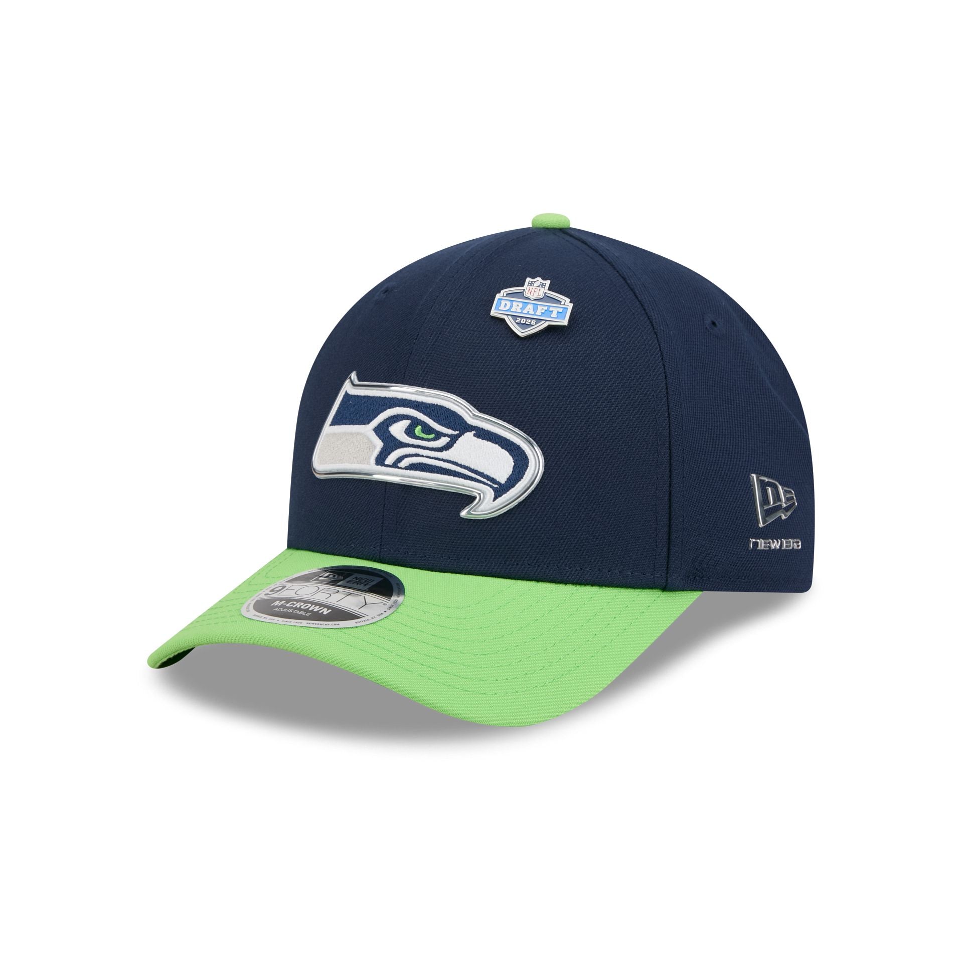 Seattle Seahawks 2026 Draft 9FORTY M-Crown Snapback Hat – New Era Cap