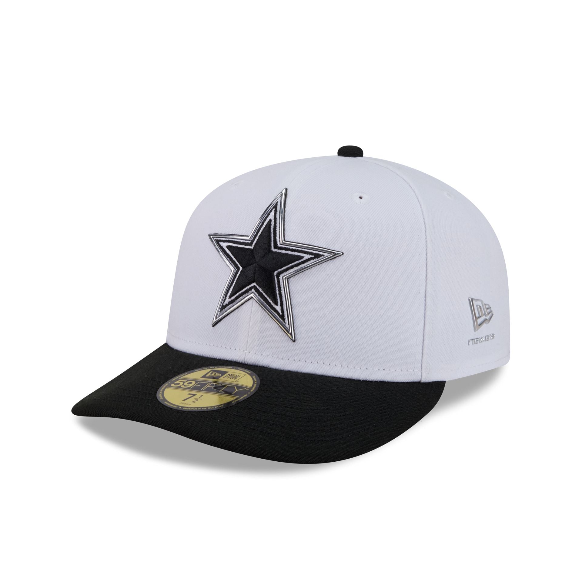 Dallas Cowboys 2026 Draft Black and White 59FIFTY Fitted Hat – New