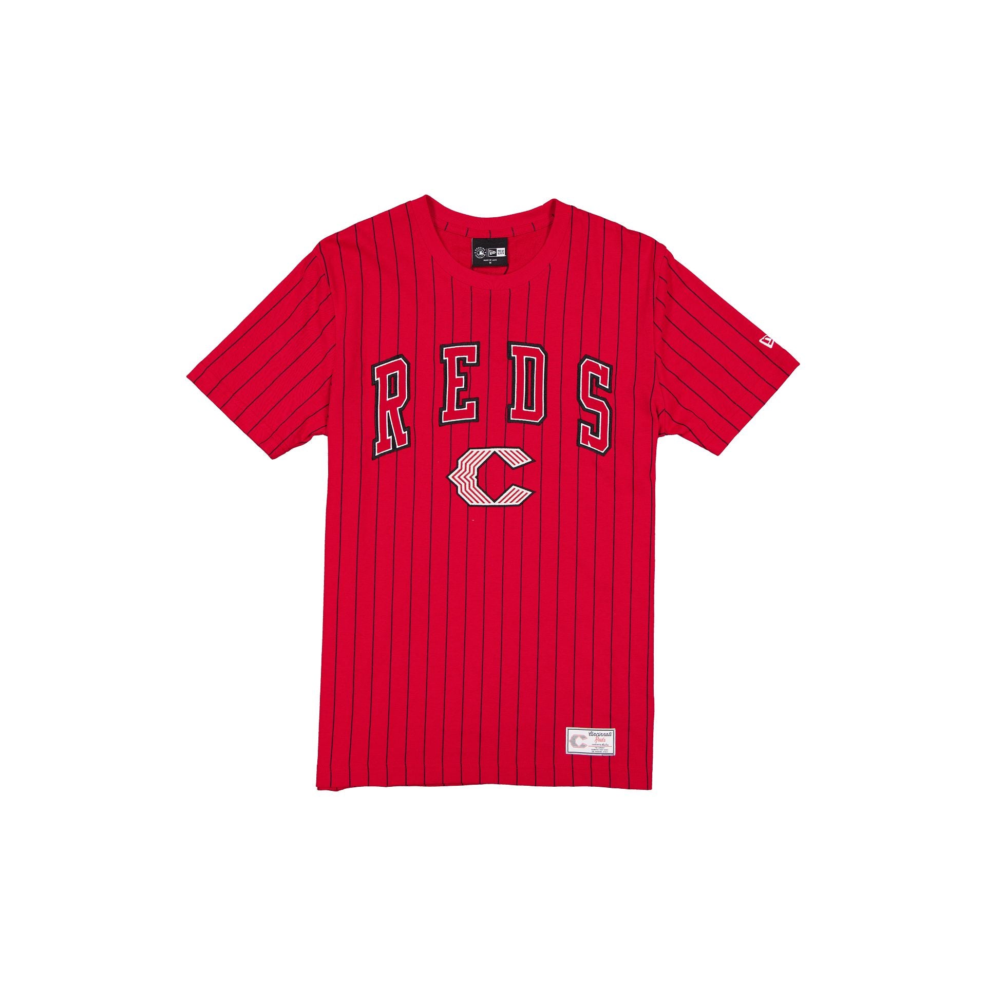 Cincinnati Reds 2026 City Connect Pinstripe T-Shirt – New Era Cap