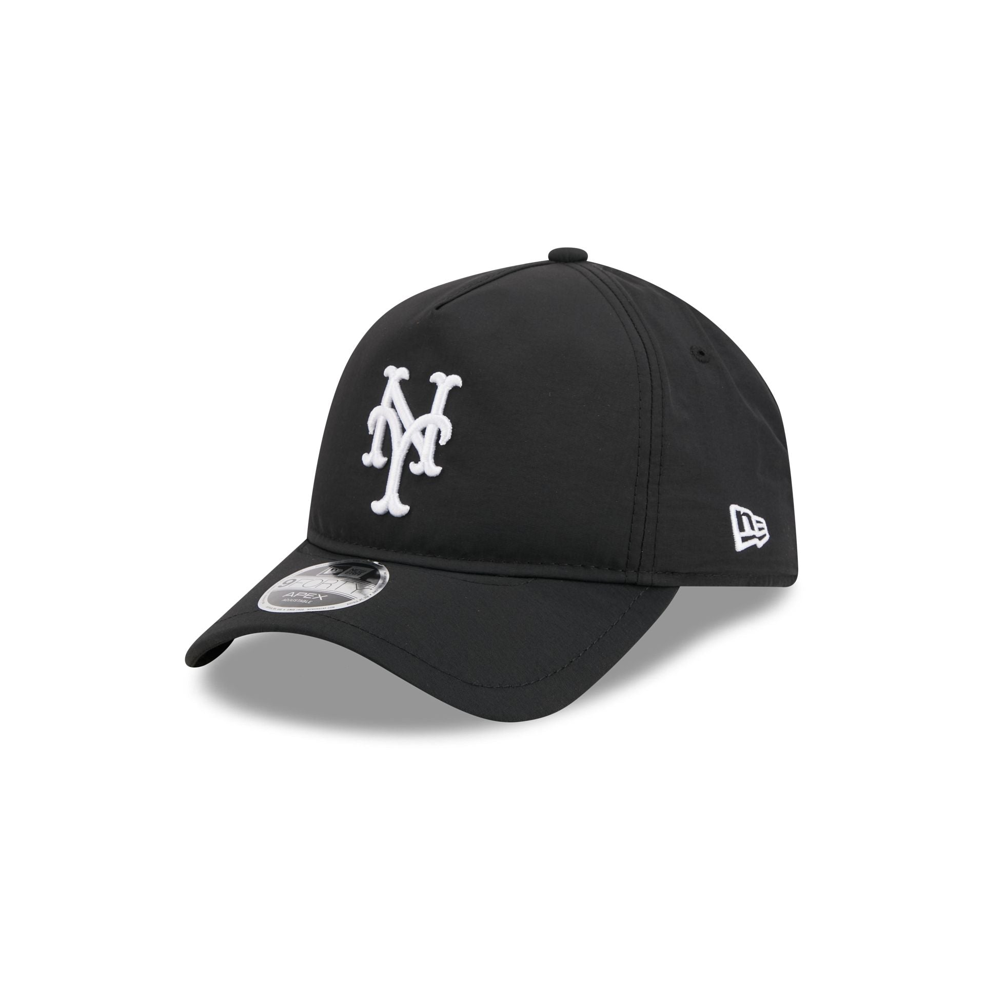 New York Mets Black 9FORTY APEX Snapback Hat – New Era Cap