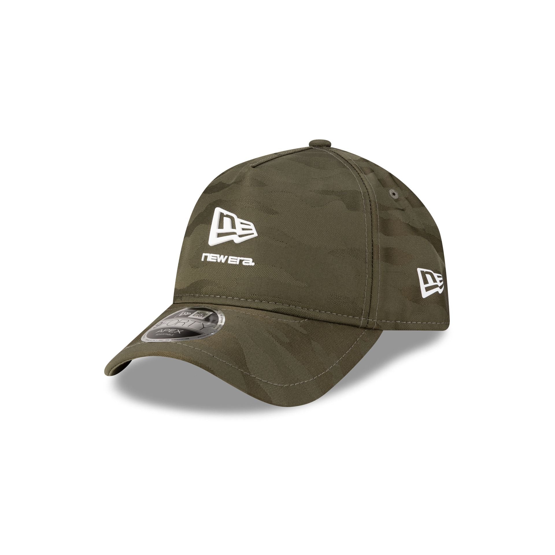 New Era Cap Reflective Camo Olive 9FORTY APEX Snapback Hat