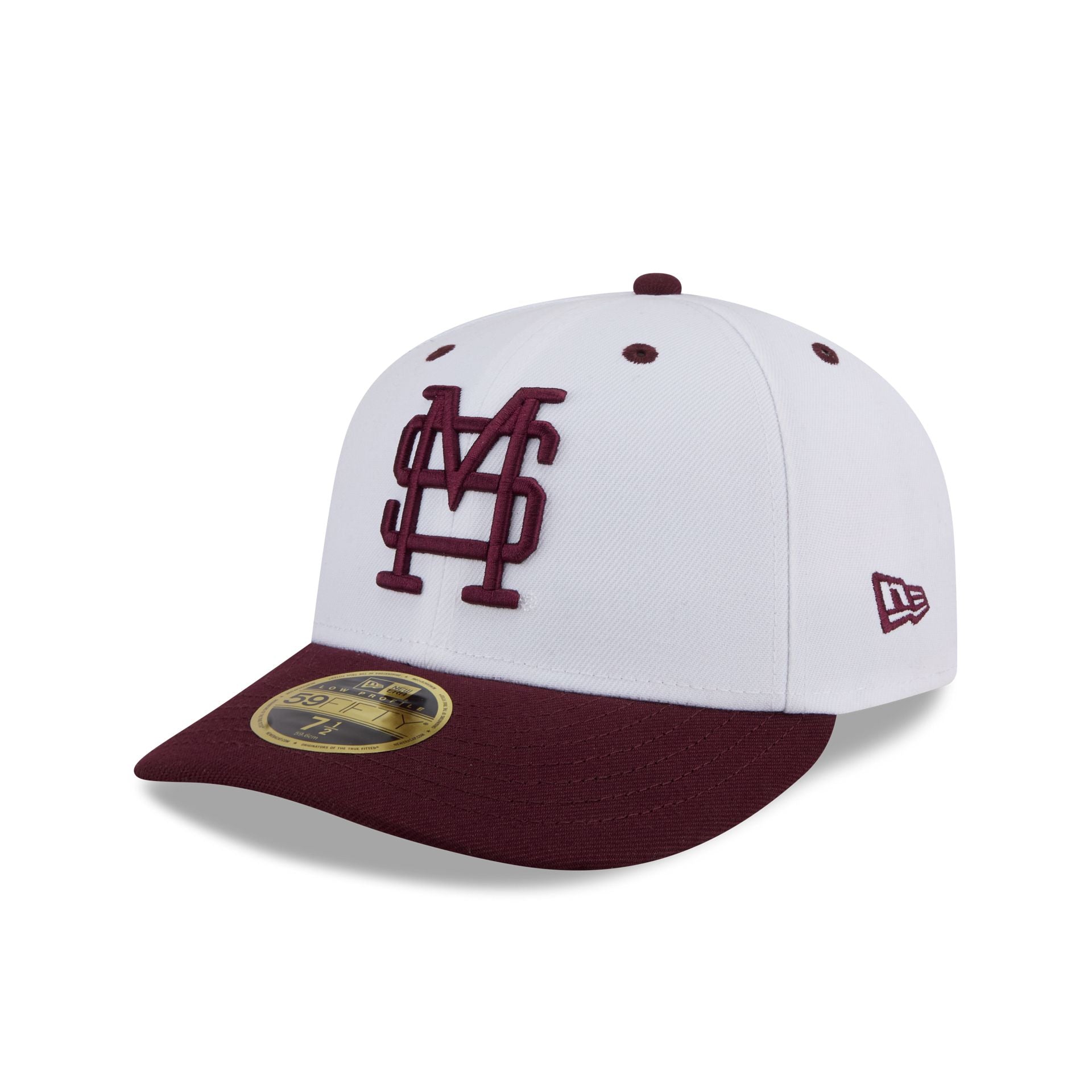 New Era x adidas Mississippi State Bulldogs White Low Profile