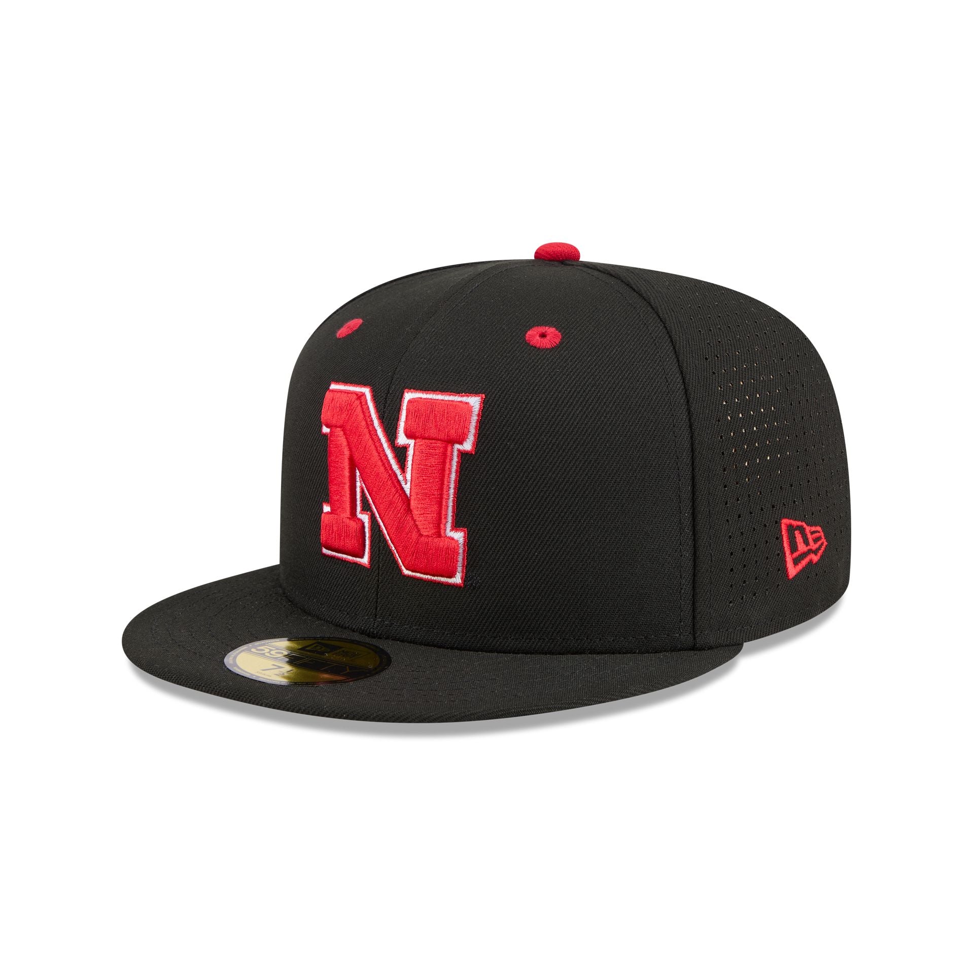 New Era x adidas Nebraska Cornhuskers Black 59FIFTY Fitted Hat