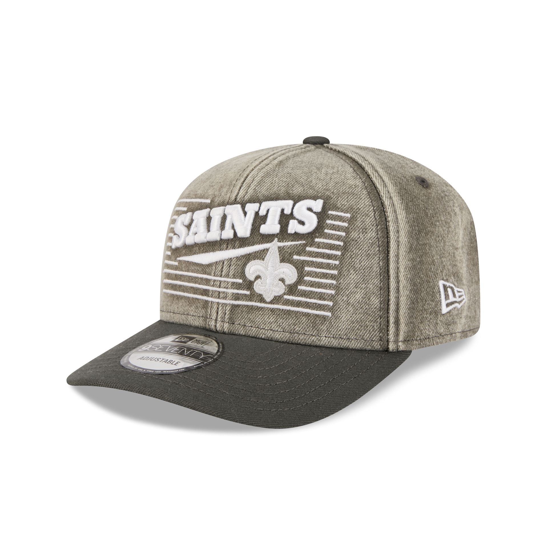 帽子 momentel New Orleans Saints Washed Denim 9SEVENTY Adjustable Hat – New Era Cap