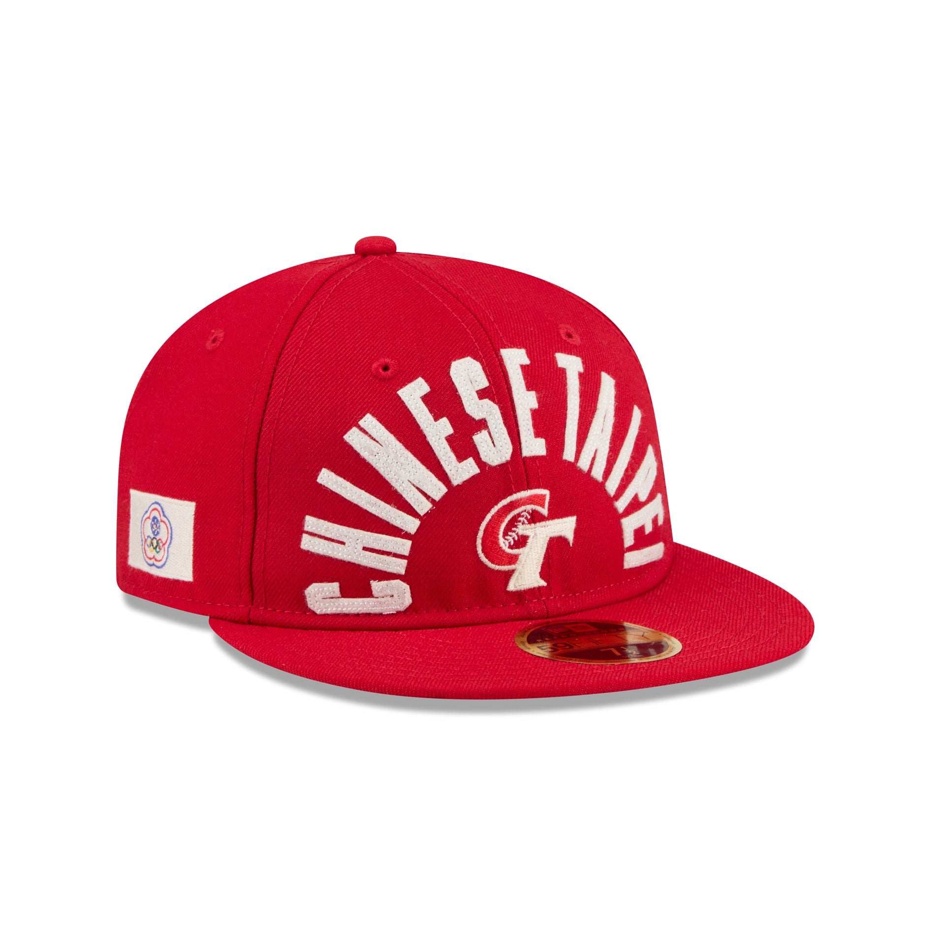 Chinese Taipei Classic Script Retro Crown 59FIFTY Fitted Hat – New