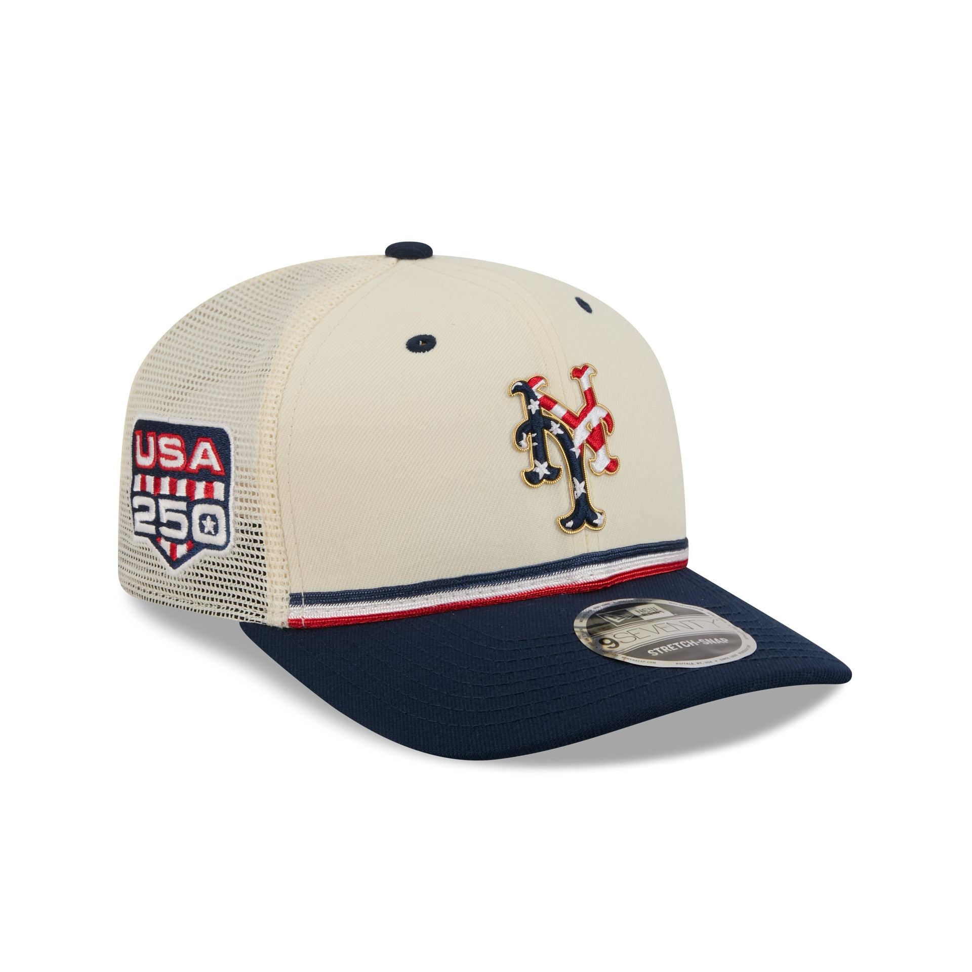 New York Mets Independence Day 2026 9SEVENTY Trucker Hat – New Era Cap
