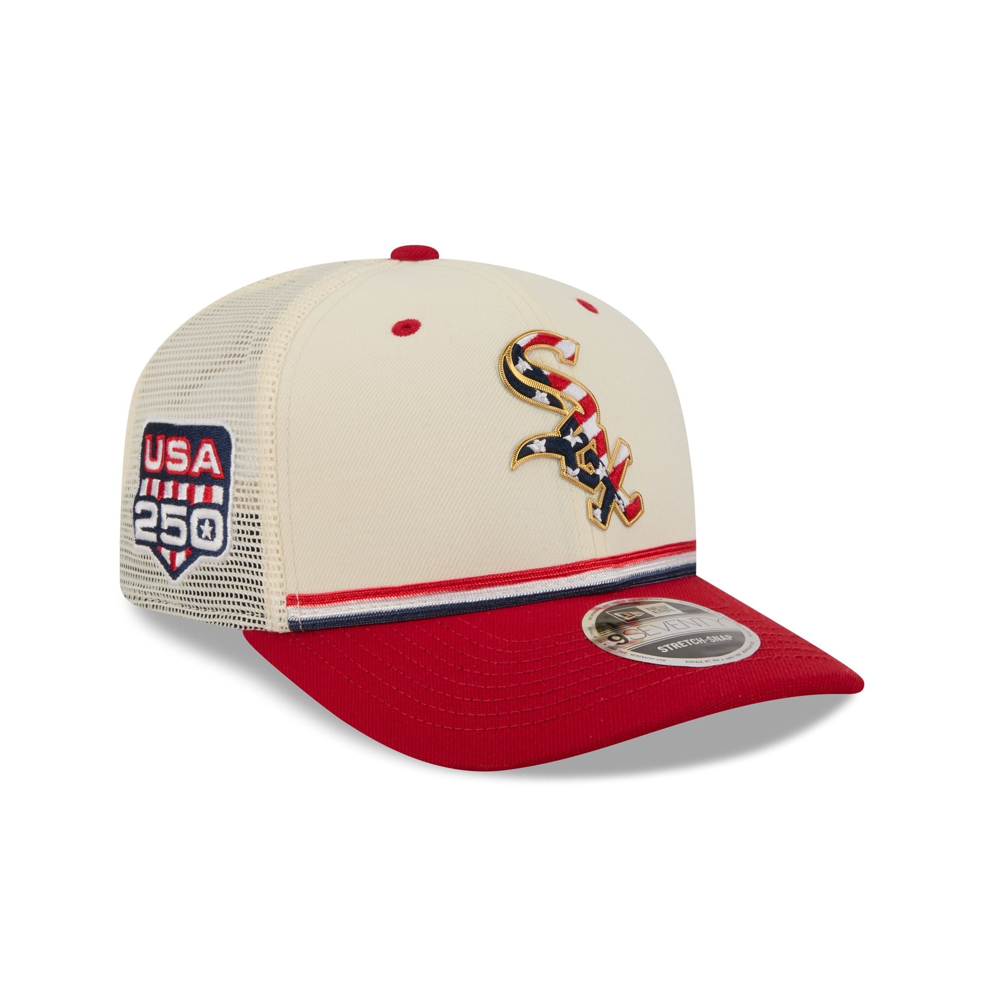 Chicago White Sox Independence Day 2026 9SEVENTY Trucker Hat – New