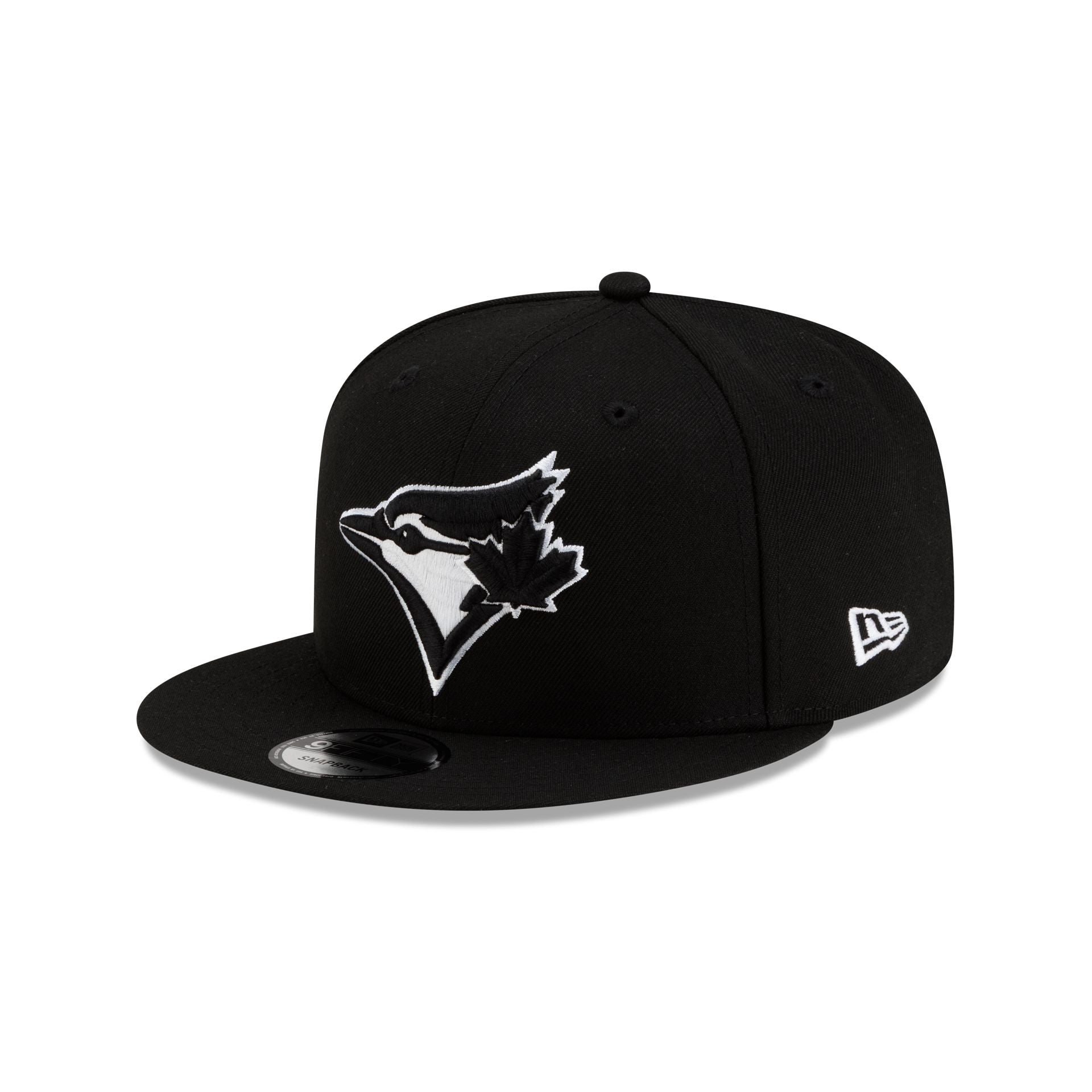 Toronto Blue Jays Basic Black & White 9FIFTY Snapback Hat – New
