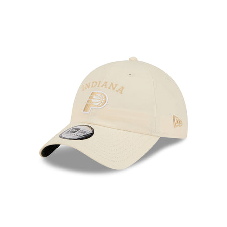 Indiana Pacers Team Logo Cream Casual Classic Adjustable Hat