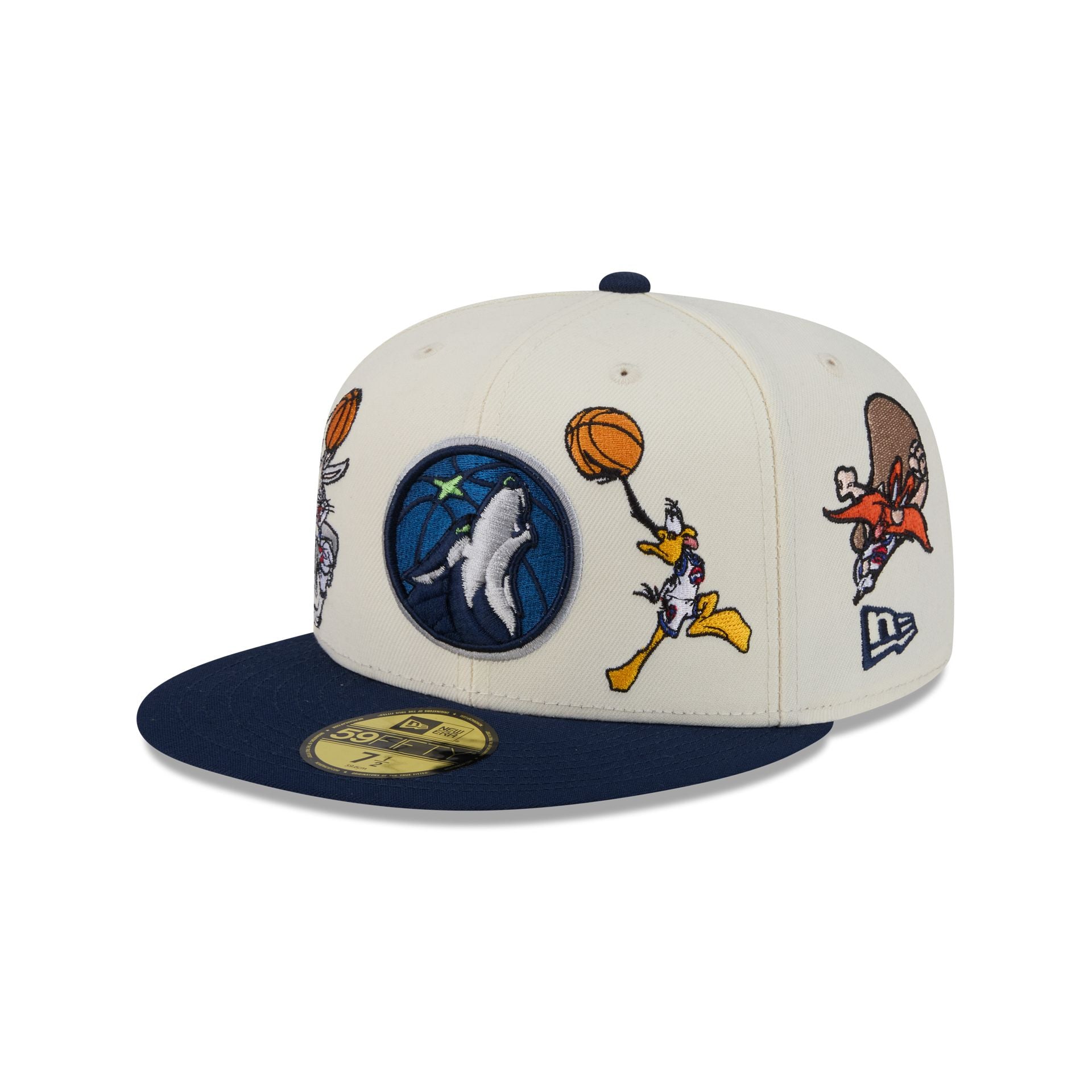 Space Jam x Minnesota Timberwolves Tune Squad Chrome White 59FIFTY