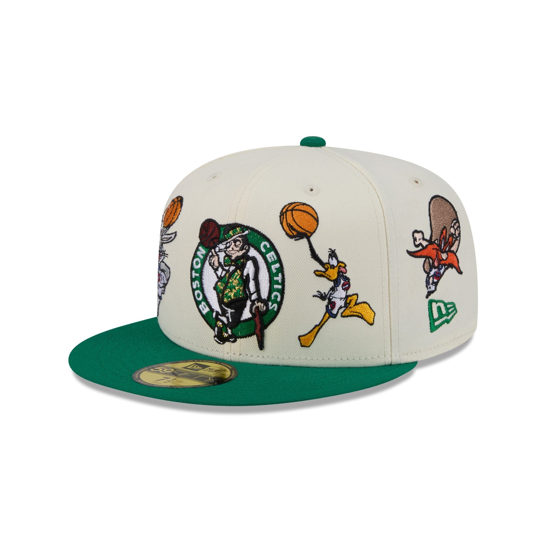 Space Jam x Boston Celtics Tune Squad Chrome White 59FIFTY Fitted