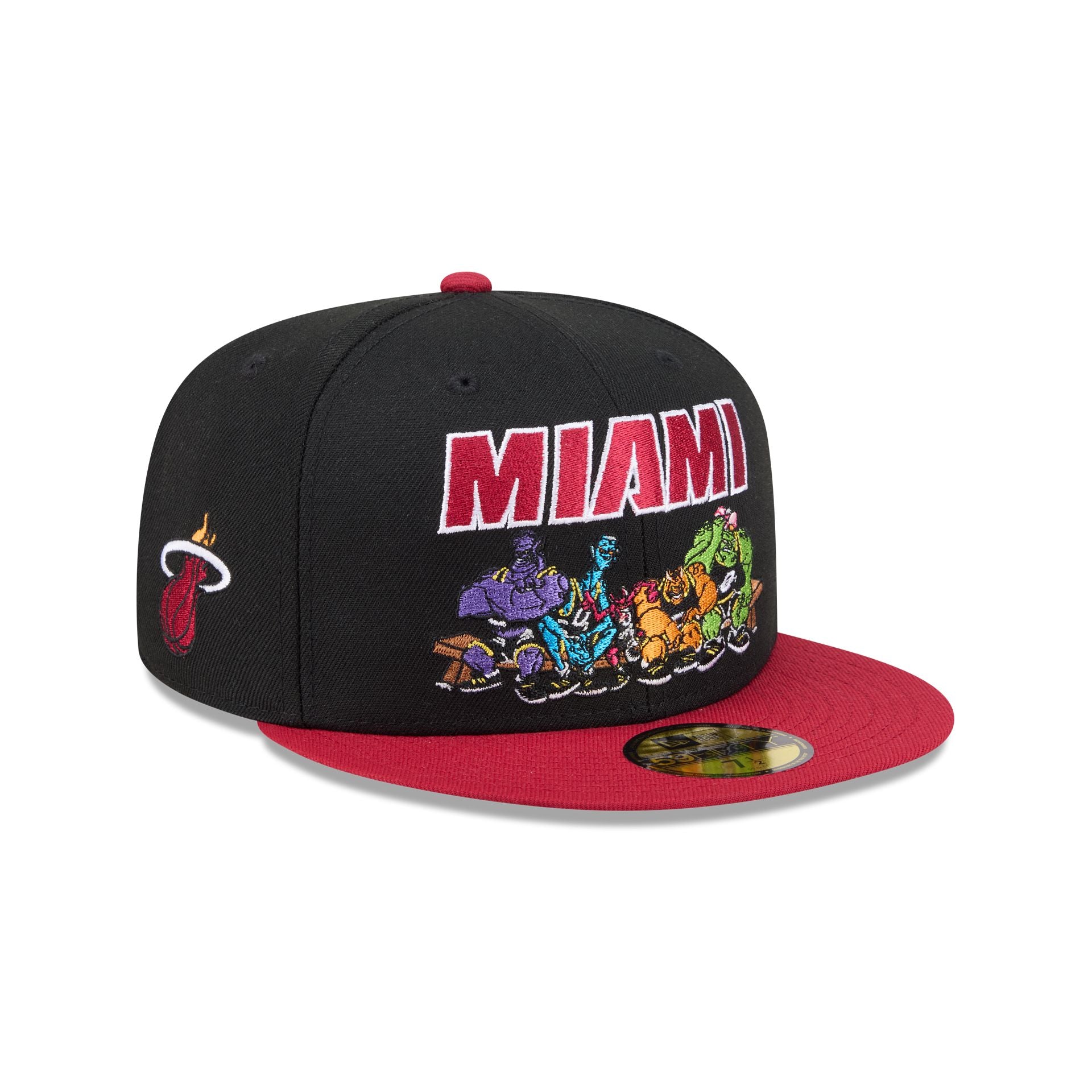 Space Jam x Miami Heat Monstars Black 59FIFTY Fitted Hat – New Era Cap Space Jam x Miami Heat Monstars Black 59FIFTY Fitted Hat – New Era Cap