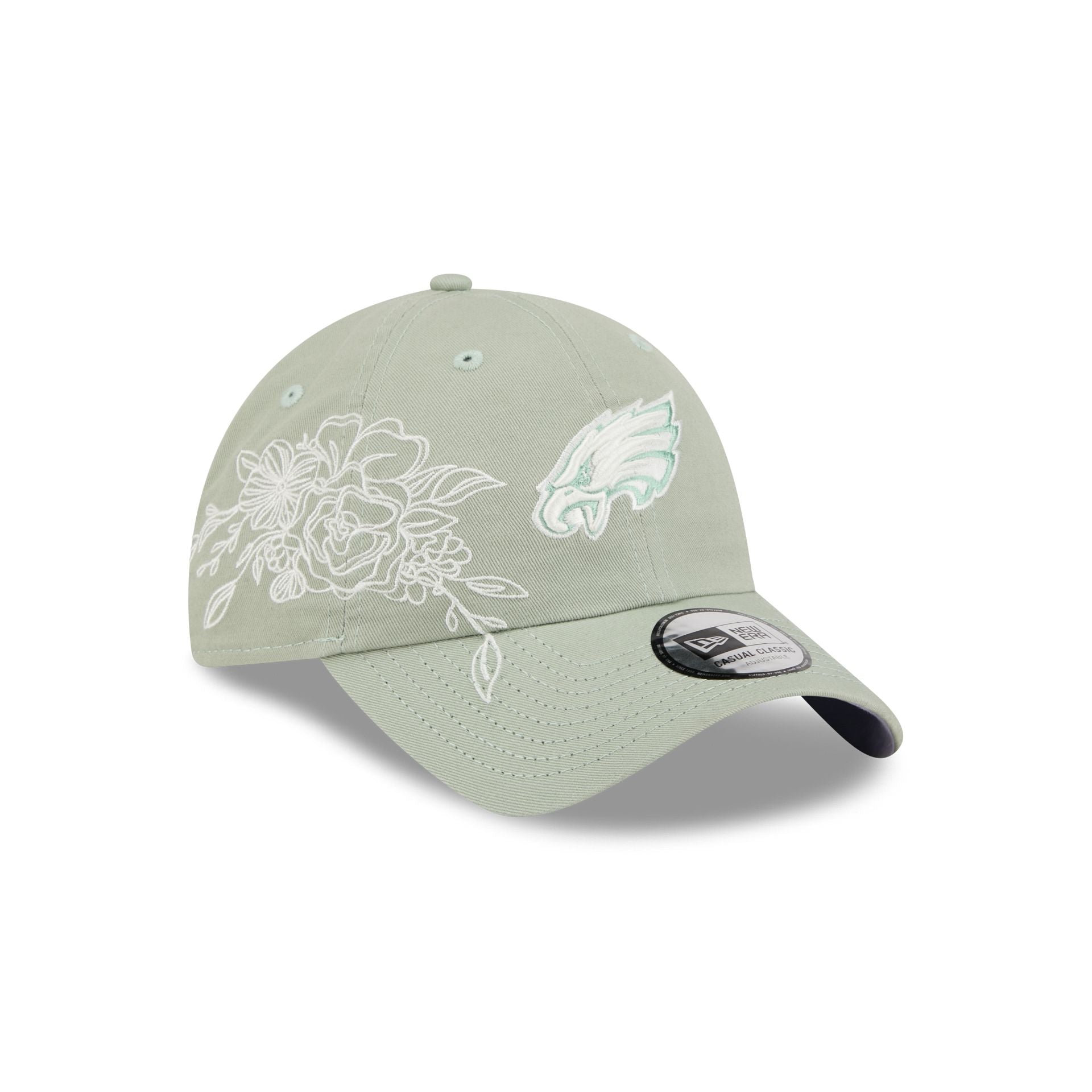 Philadelphia Eagles Stitched Flowers Casual Classic  display picture 3