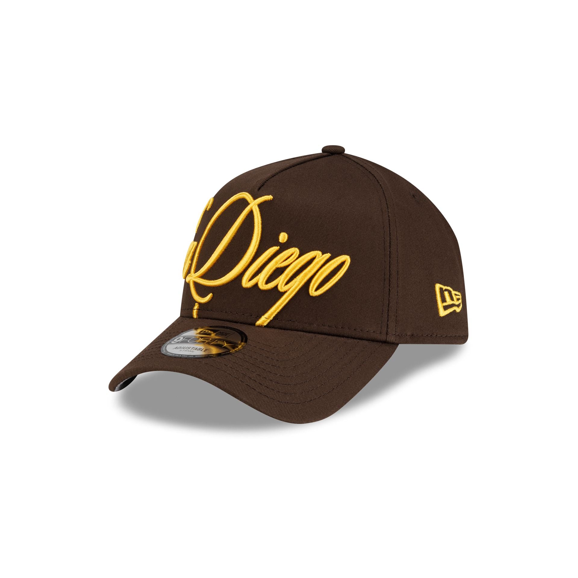 帽子 NEW ERA 9FORTY Padres CAP San Diego Padres Calligraphic 9FORTY A-Frame Snapback Hat – New