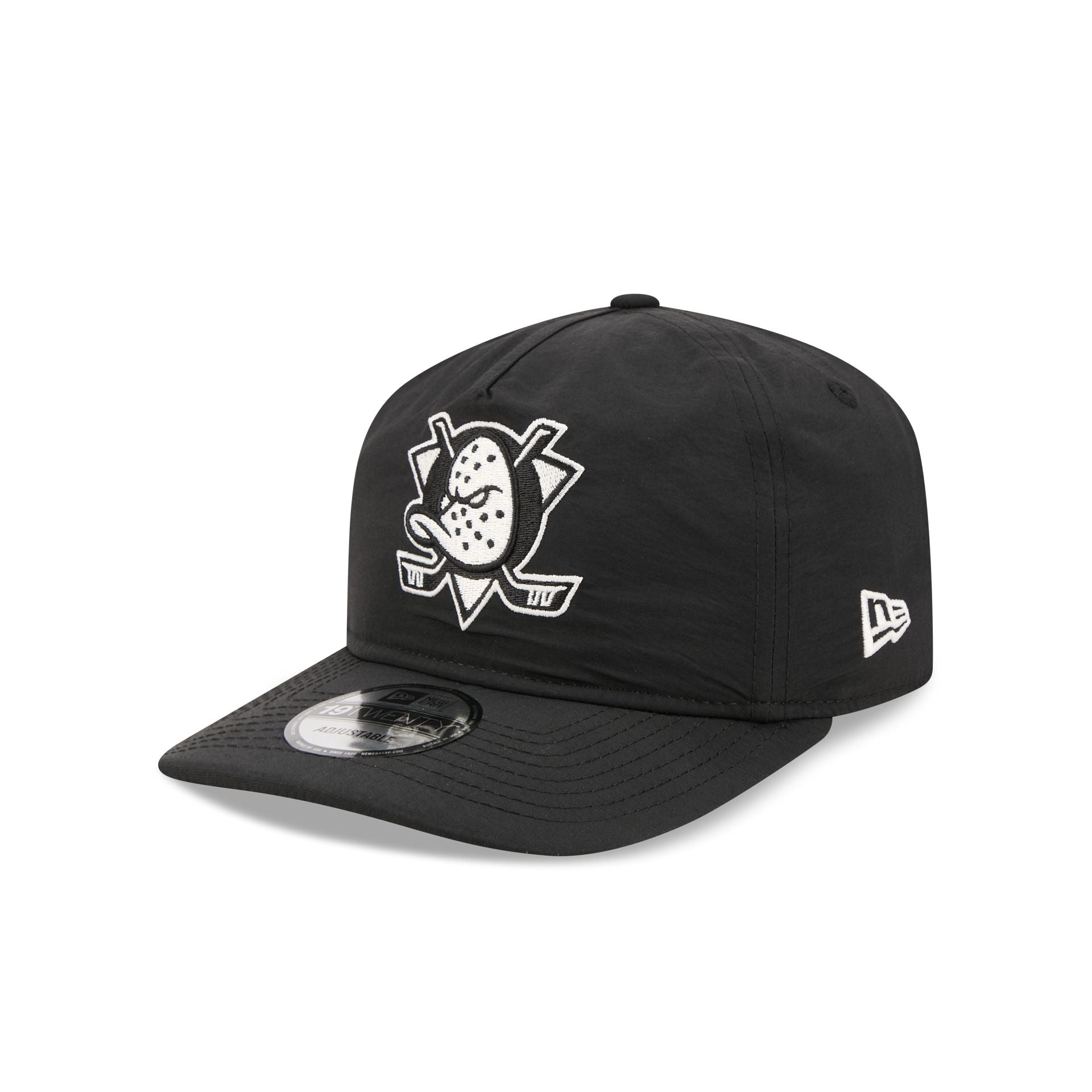 帽子 anytee Bootleg Aged Duck Cap special Anaheim Ducks Black Nylon 19TWENTY Adjustable Hat – New Era Cap