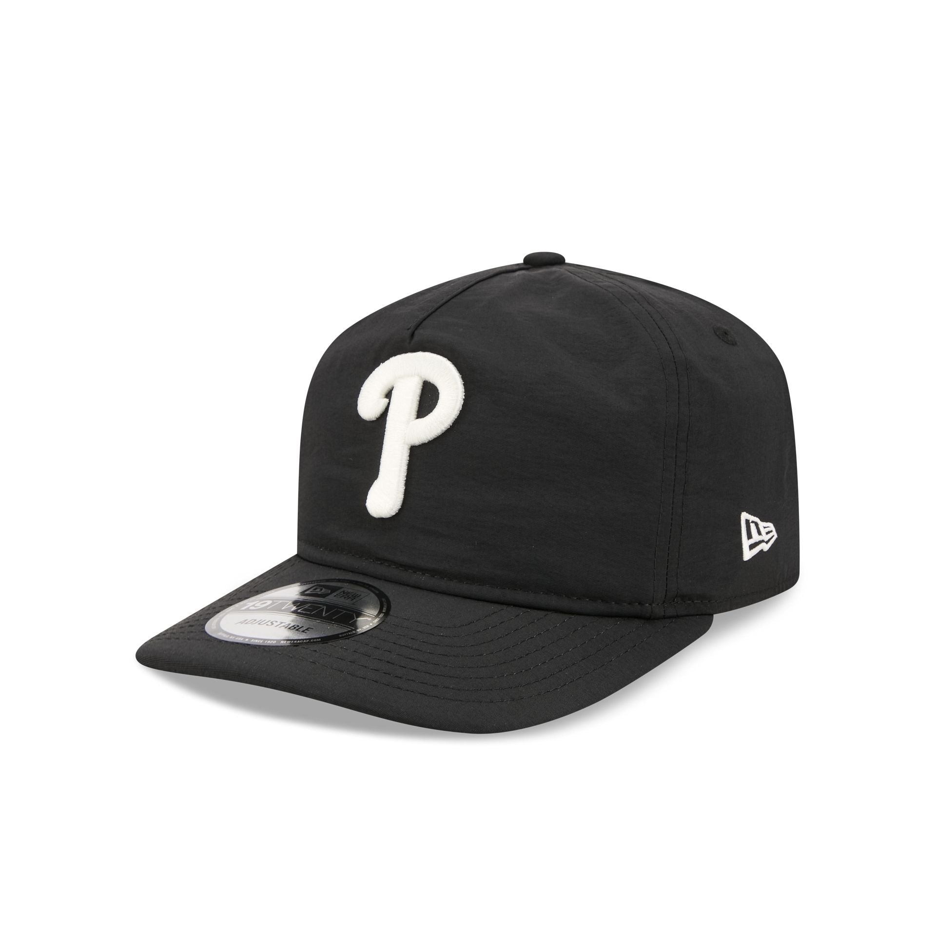 Philadelphia Phillies Black Nylon 19TWENTY Adjustable Hat – New