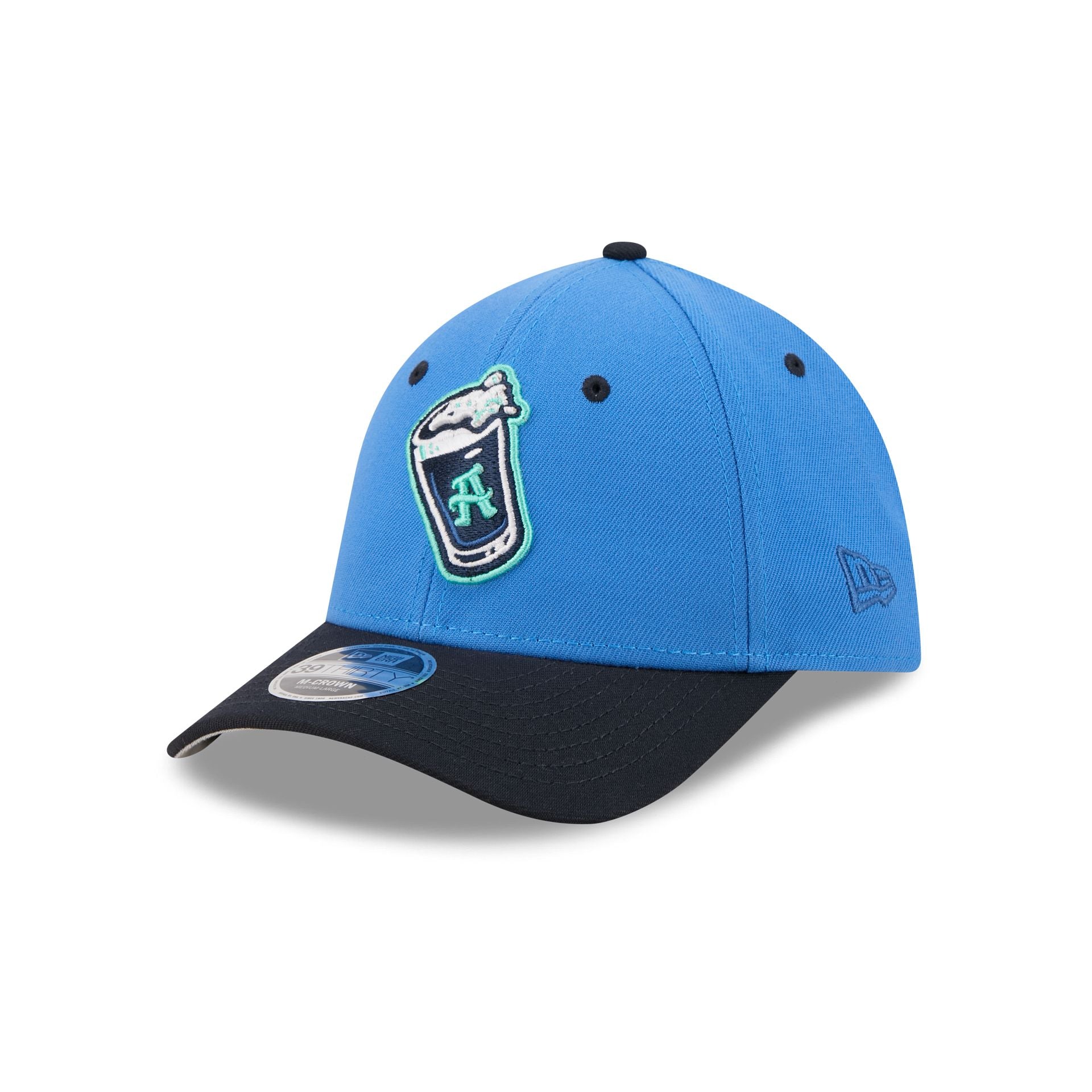 Asheville Tourists Theme Night Blue 39THIRTY M-Crown Stretch Fit