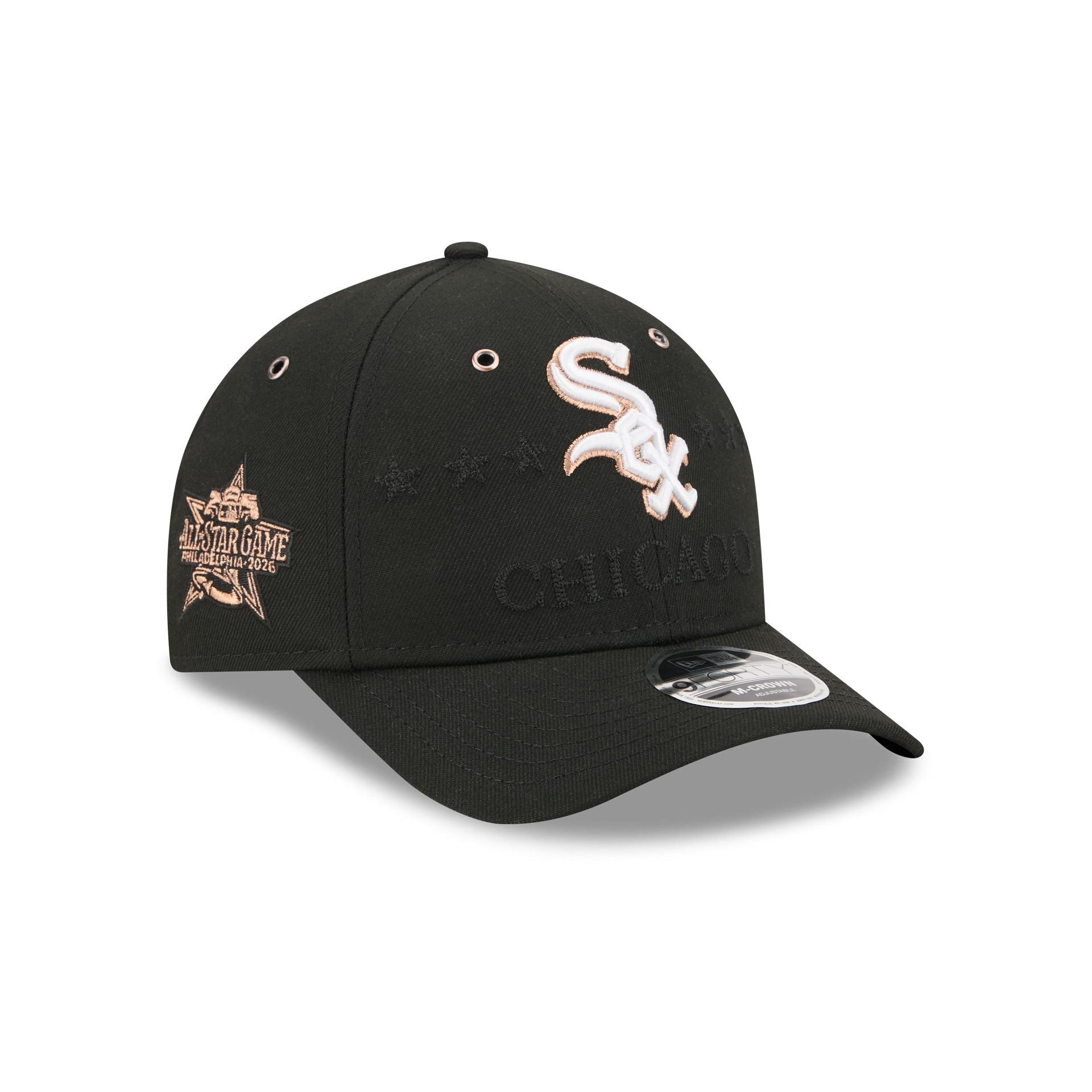 The BONEZ Nロゴキャップ ロイヤル Chicago White Sox 2026 All-Star Game 9FORTY M-Crown Snapback Hat