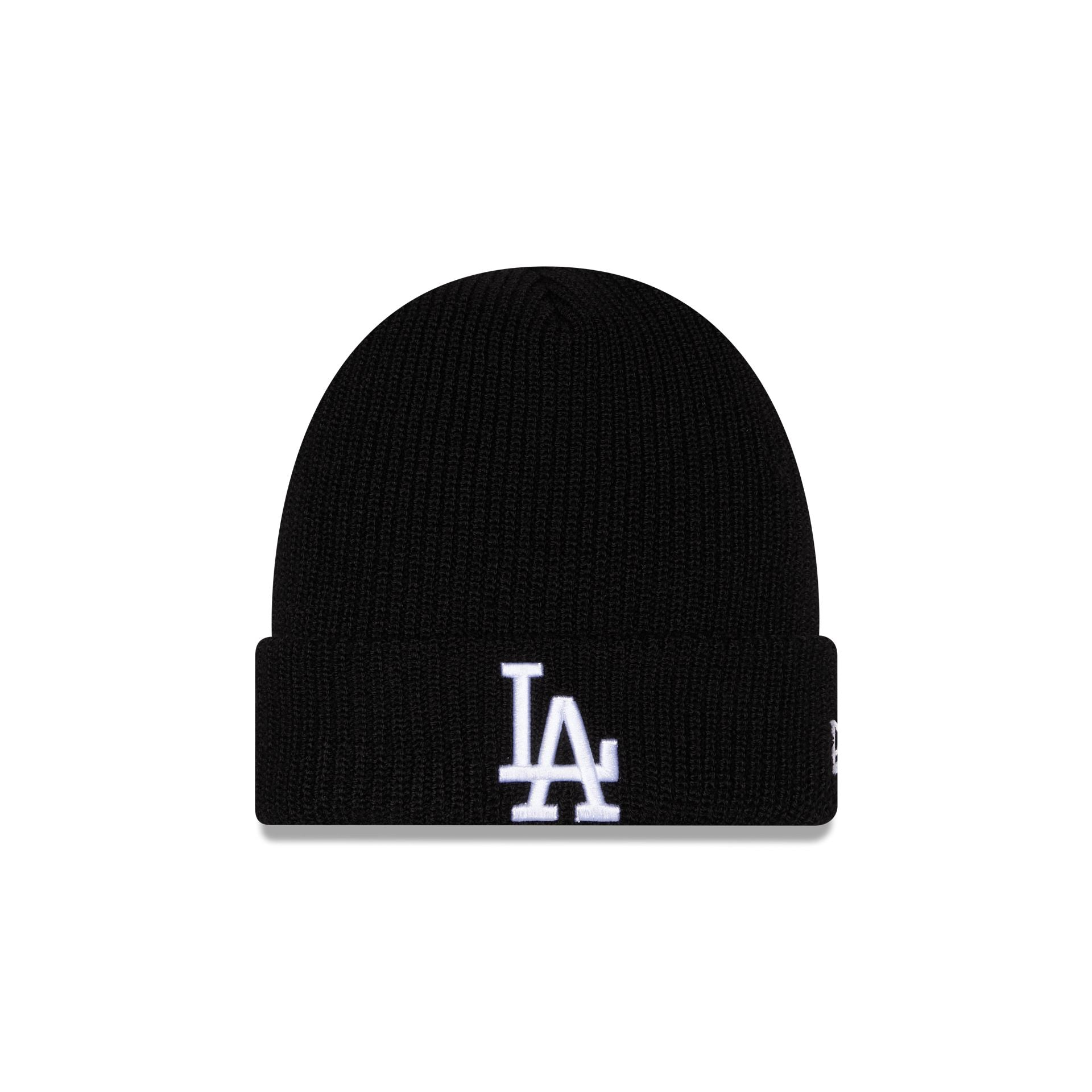 Los Angeles Dodgers Black Cuff Knit Beanie Hat – New Era Cap