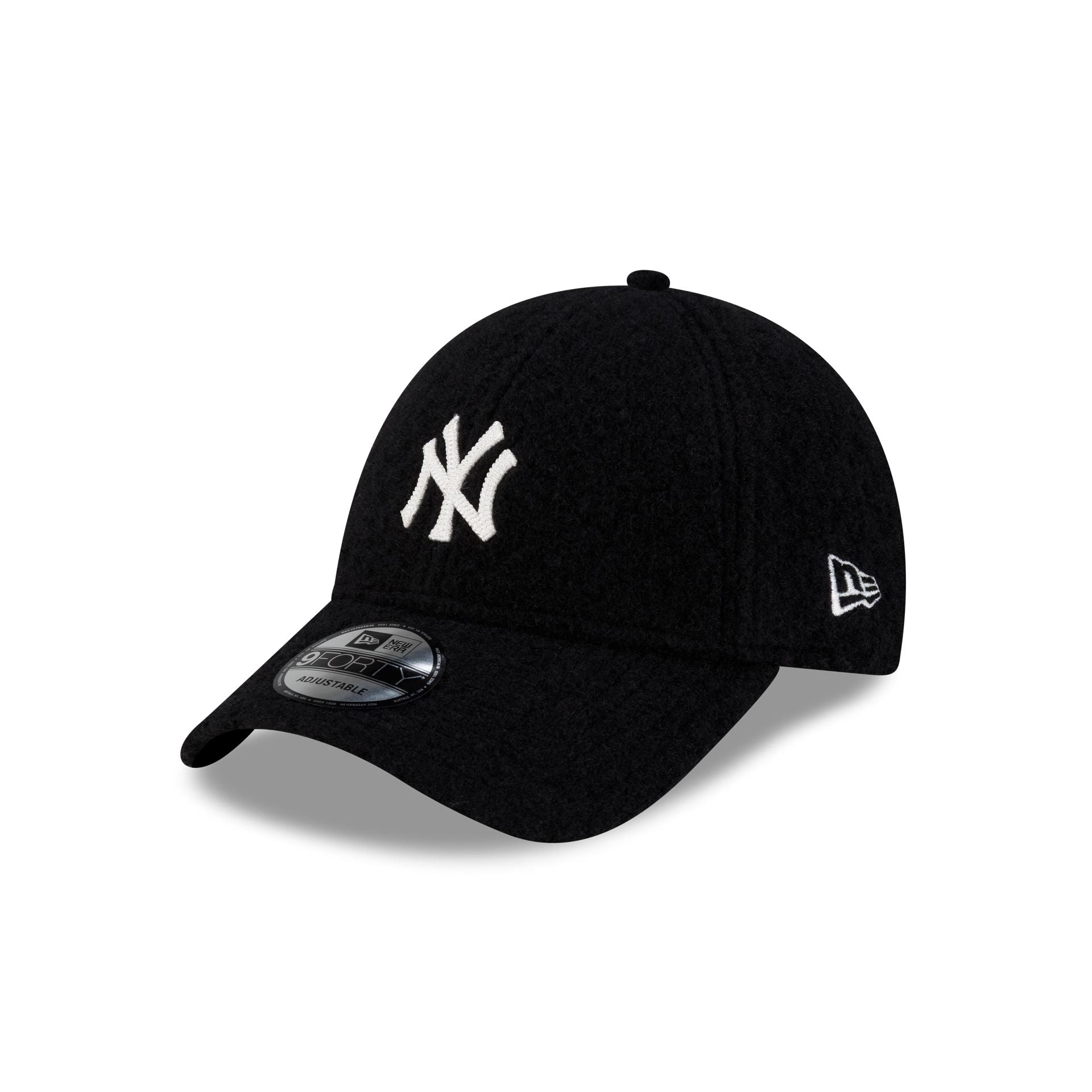 New York Yankees Black Winter Borg 9FORTY Snapback Hat – New Era Cap