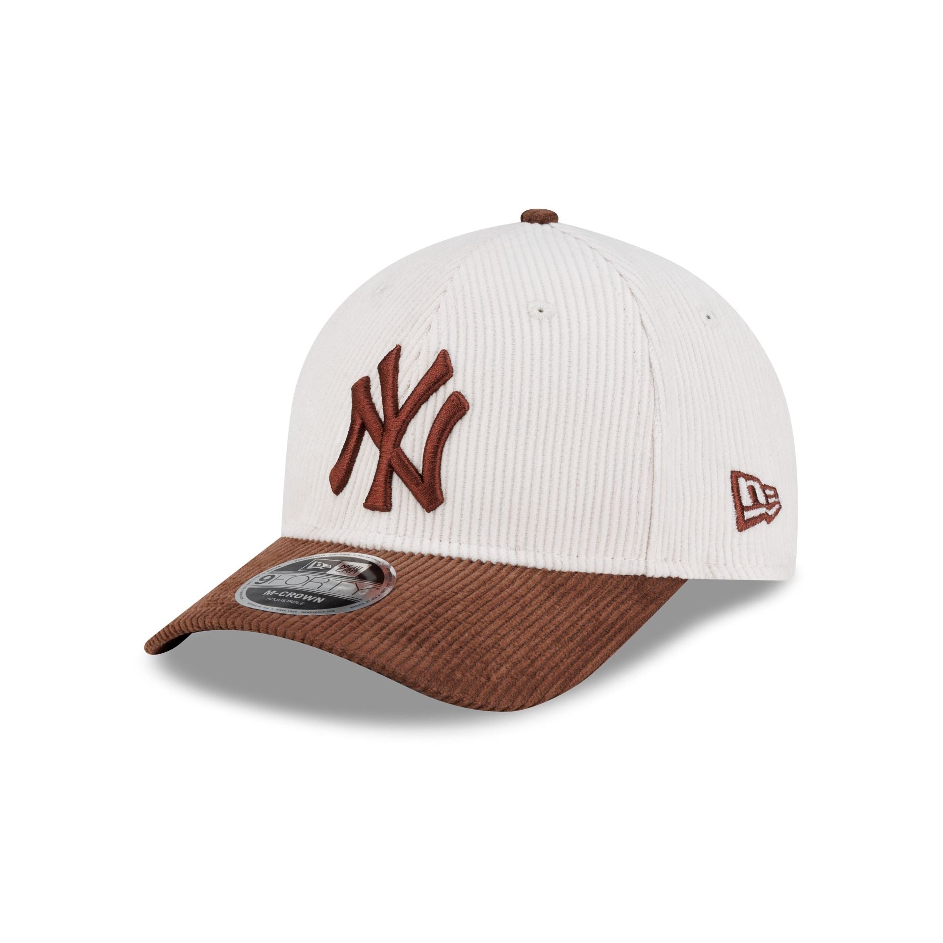 New York Yankees Stone Brown Corduroy 9FORTY M-Crown Adjustable