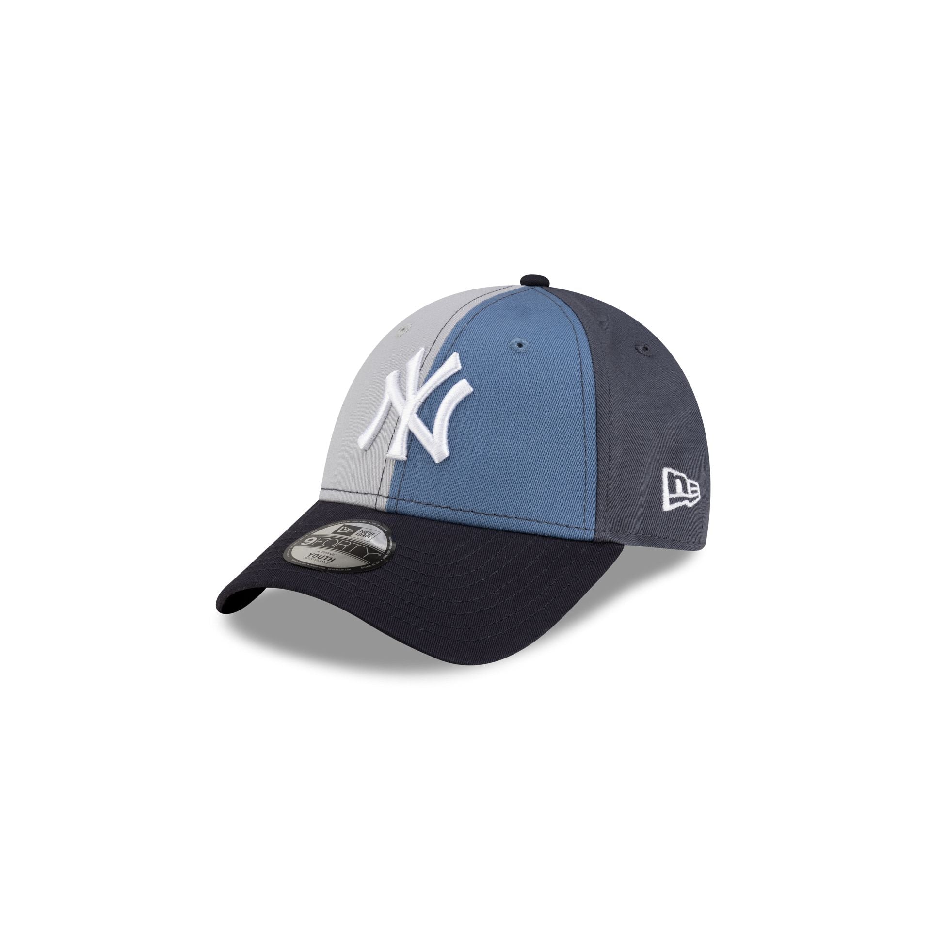 New York Yankees Kids Blue Color Block 9FORTY Adjustable Hat – New