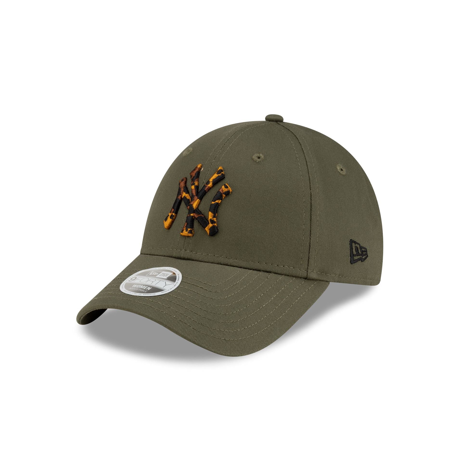 New York Yankees Animal Print Olive Green Women's 9FORTY