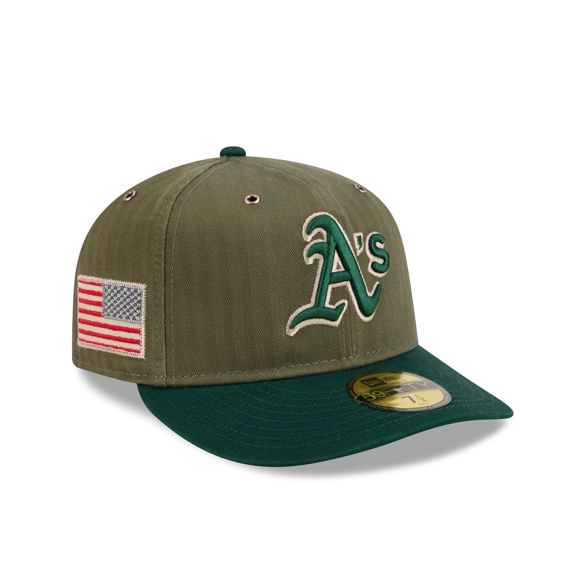 Athletics Three Looms American Herringbone 59FIFTY Fitted Hat