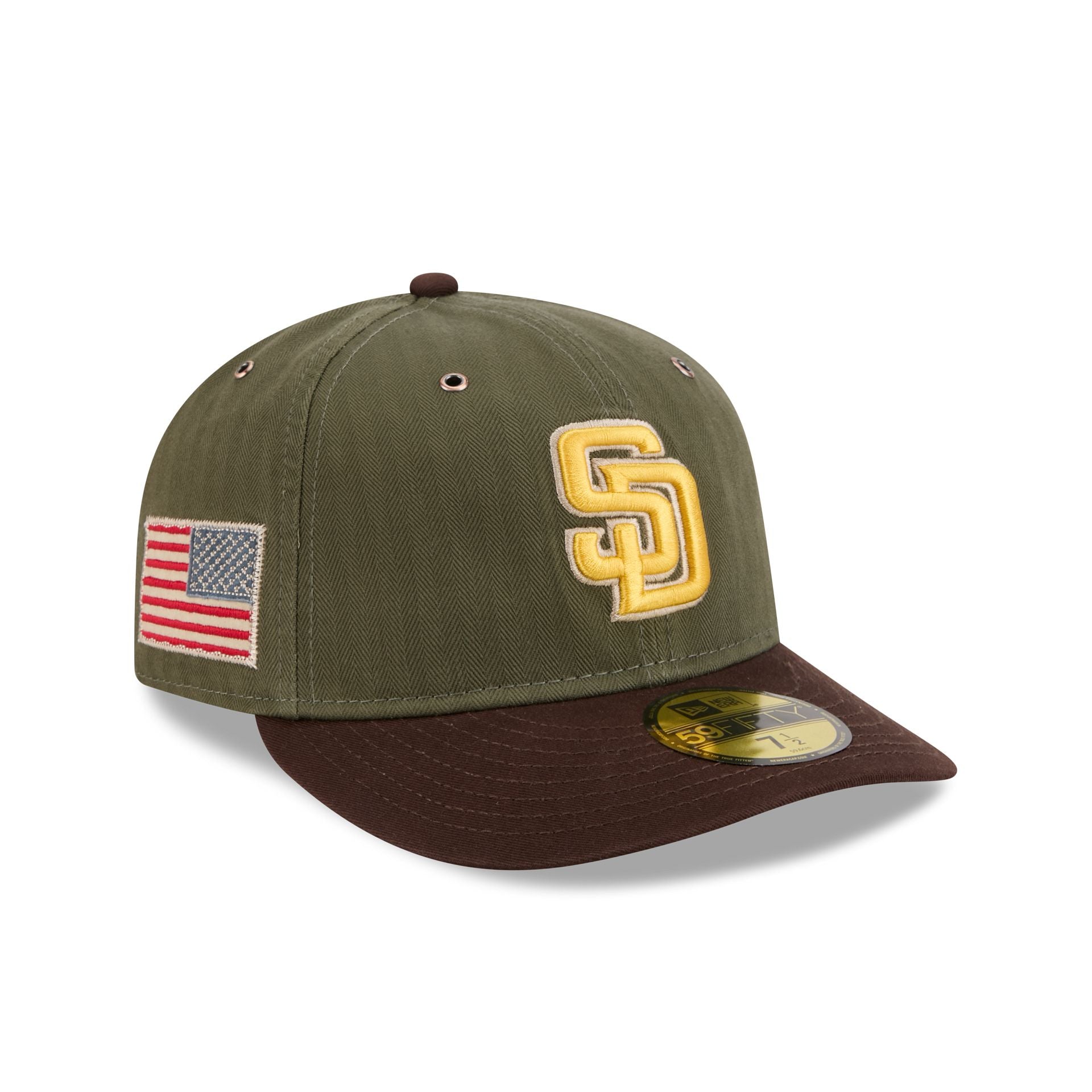 San Diego Padres Three Looms American Herringbone 59FIFTY Fitted