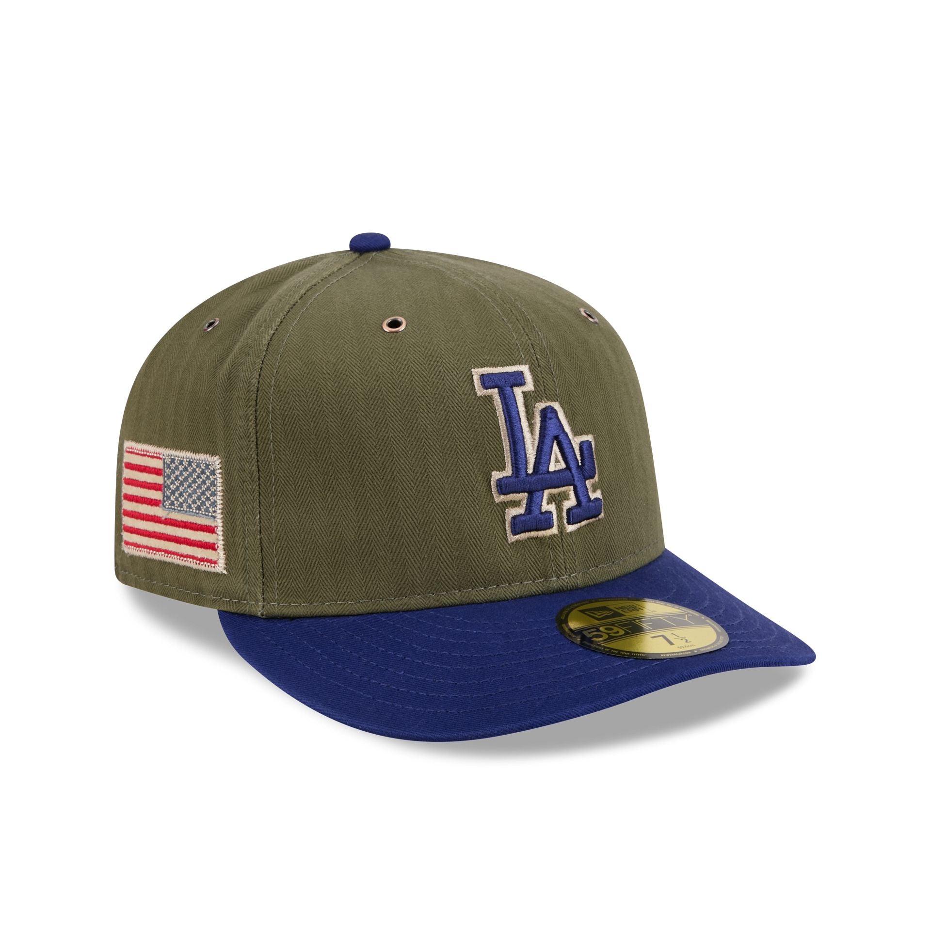 Los Angeles Dodgers Three Looms American Herringbone 59FIFTY