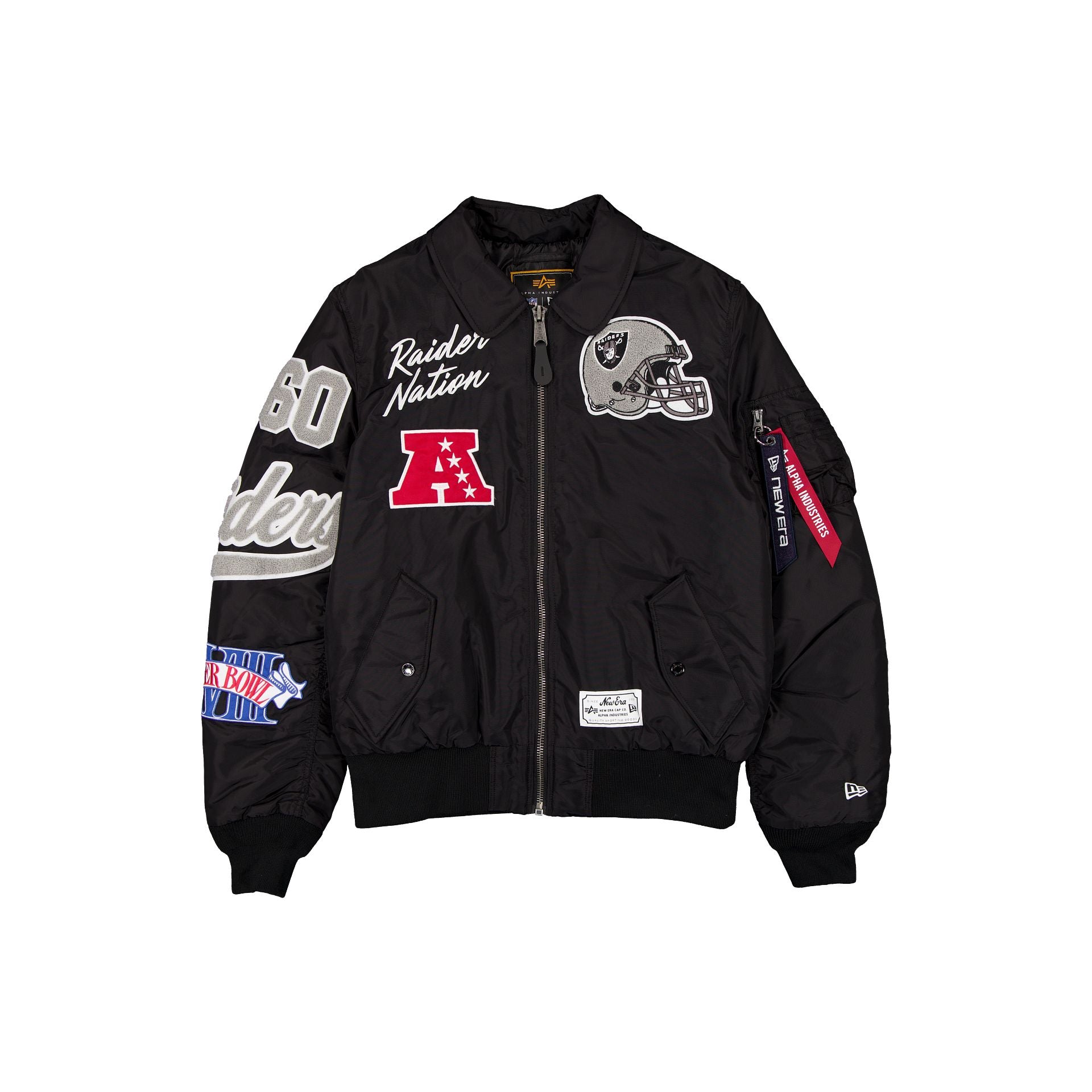 Alpha Industries x Las Vegas Raiders MA-1 Flight Jacket – New Era Cap