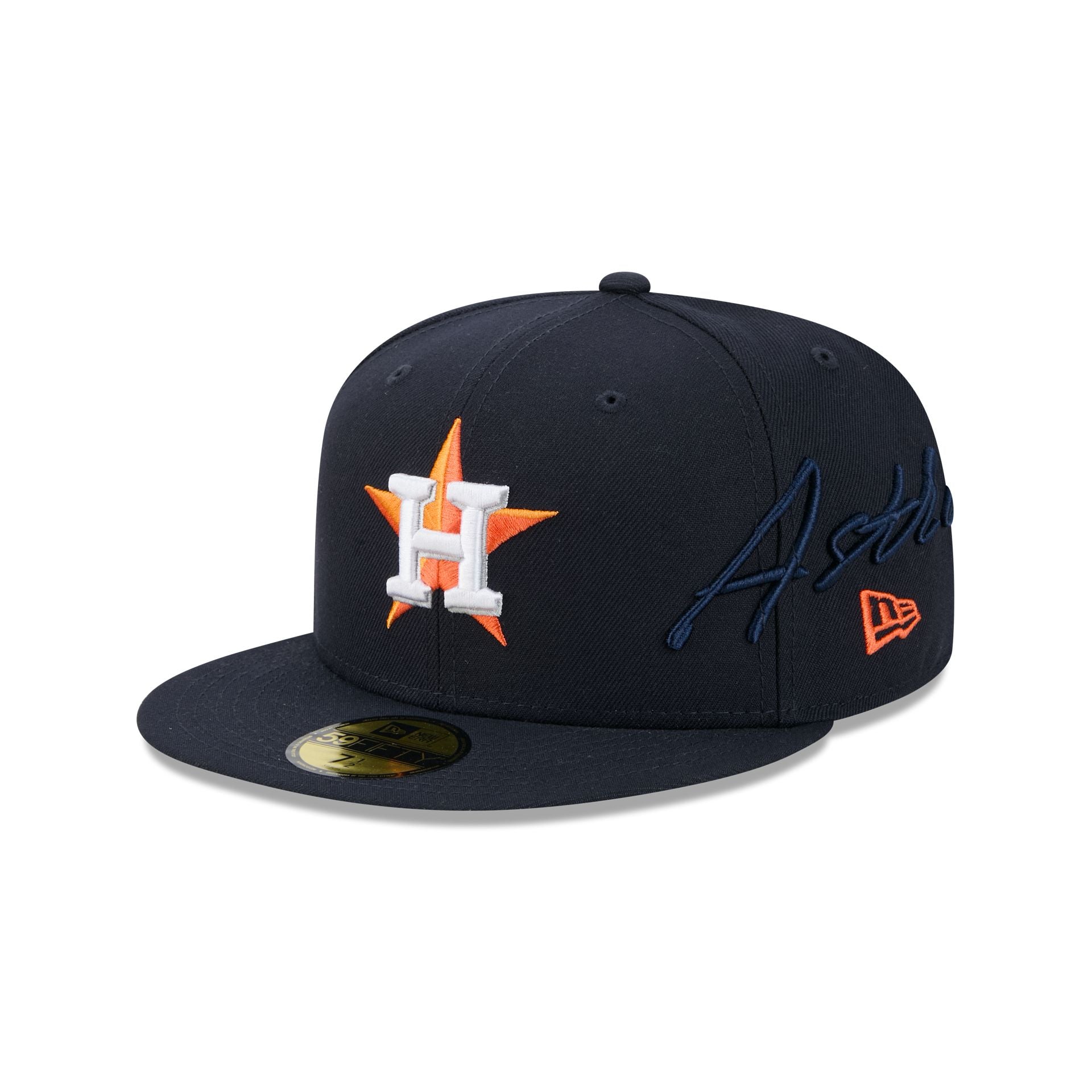 Houston Astros Side Script 59FIFTY Fitted Hat – New Era Cap