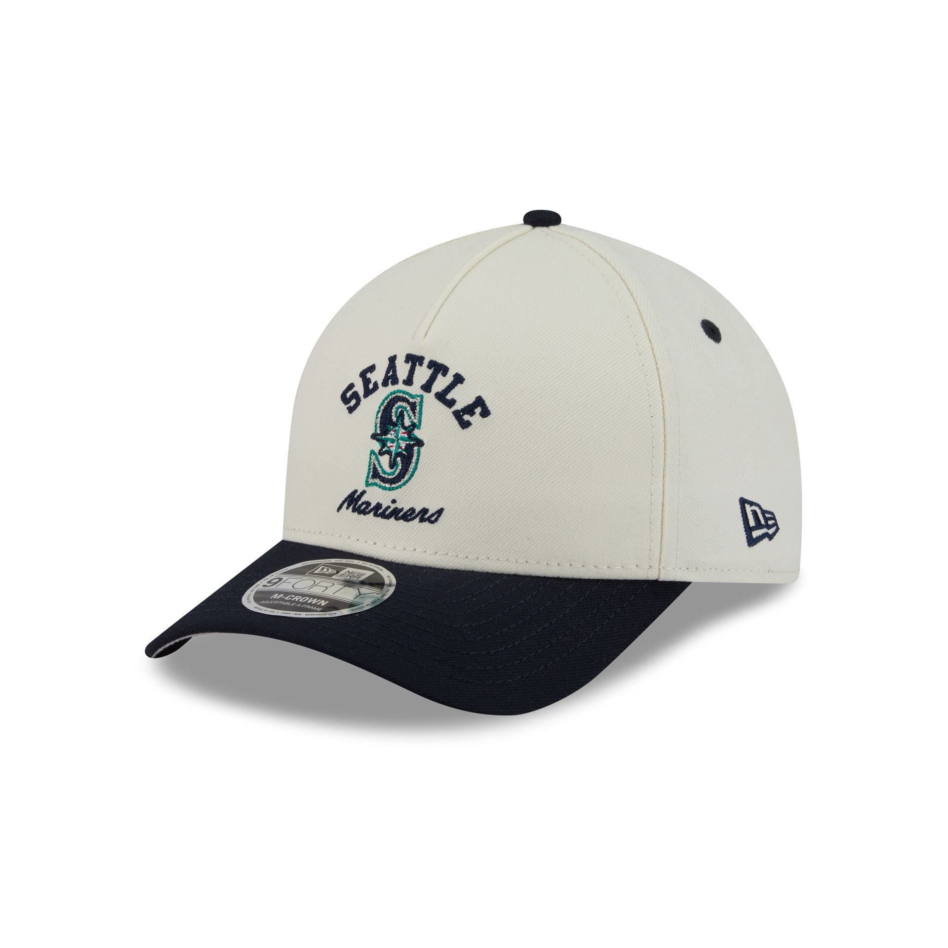 Seattle Mariners Arched Graphic Chrome White 9FORTY M-Crown A