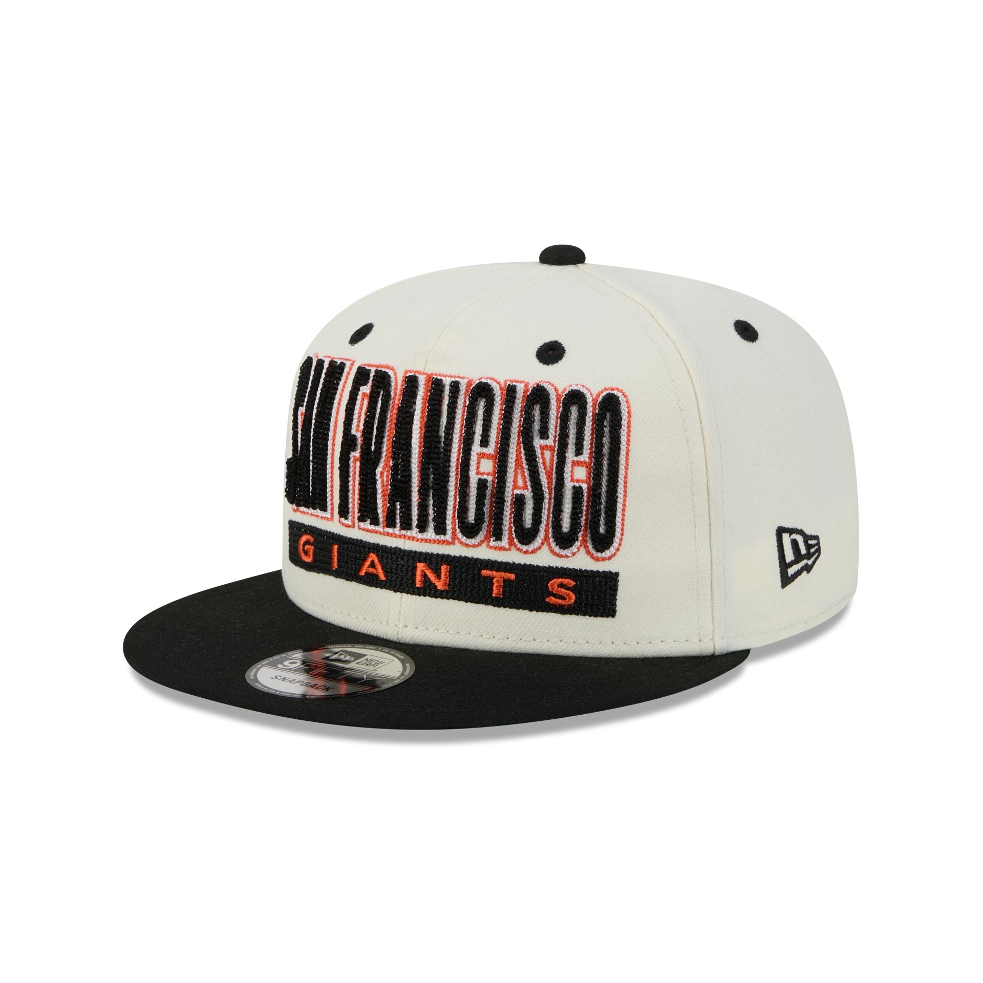 San Francisco Giants Classic Stacked Chrome 9FIFTY Snapback Hat