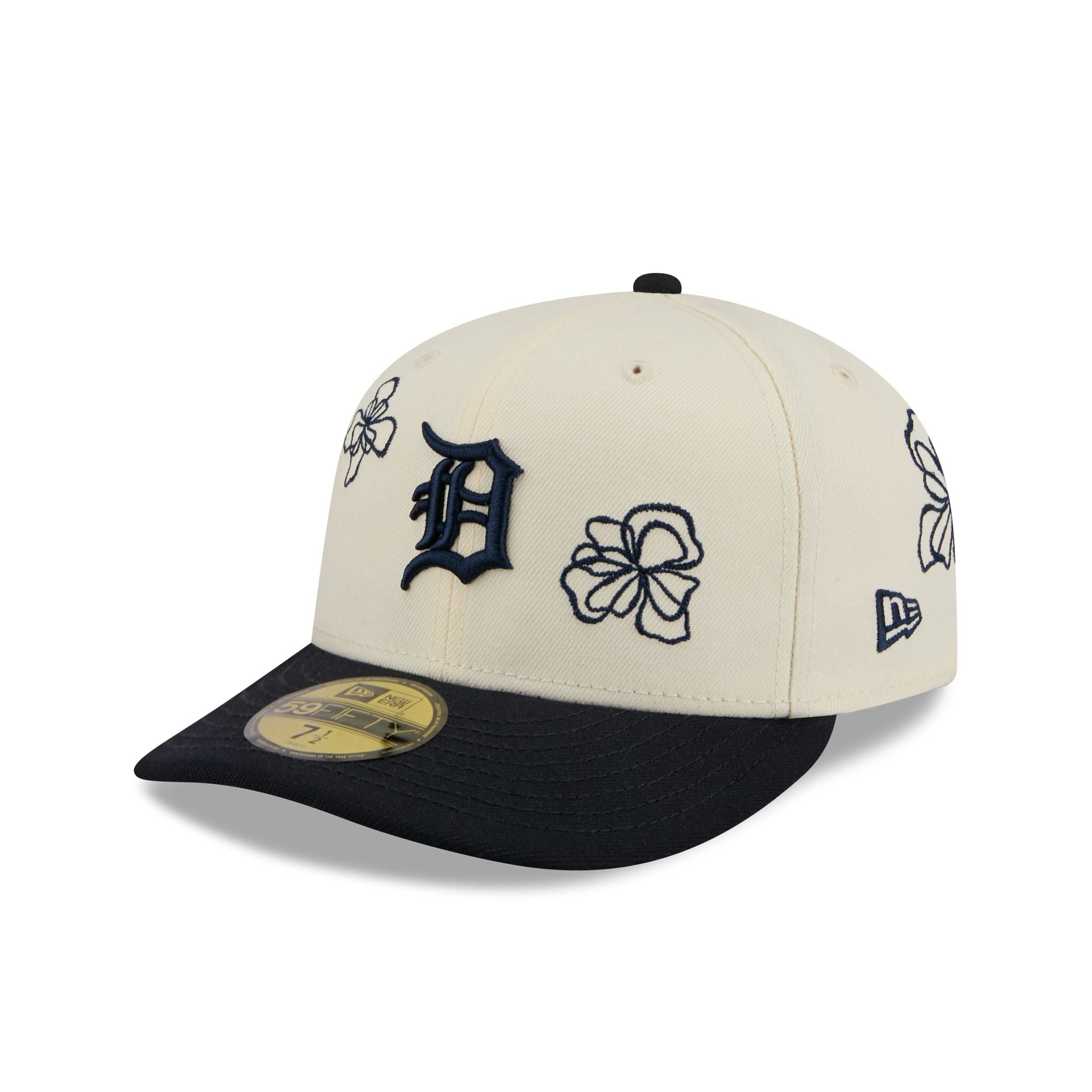 Detroit Tigers Floral Outline 59FIFTY Fitted Hat – New Era Cap