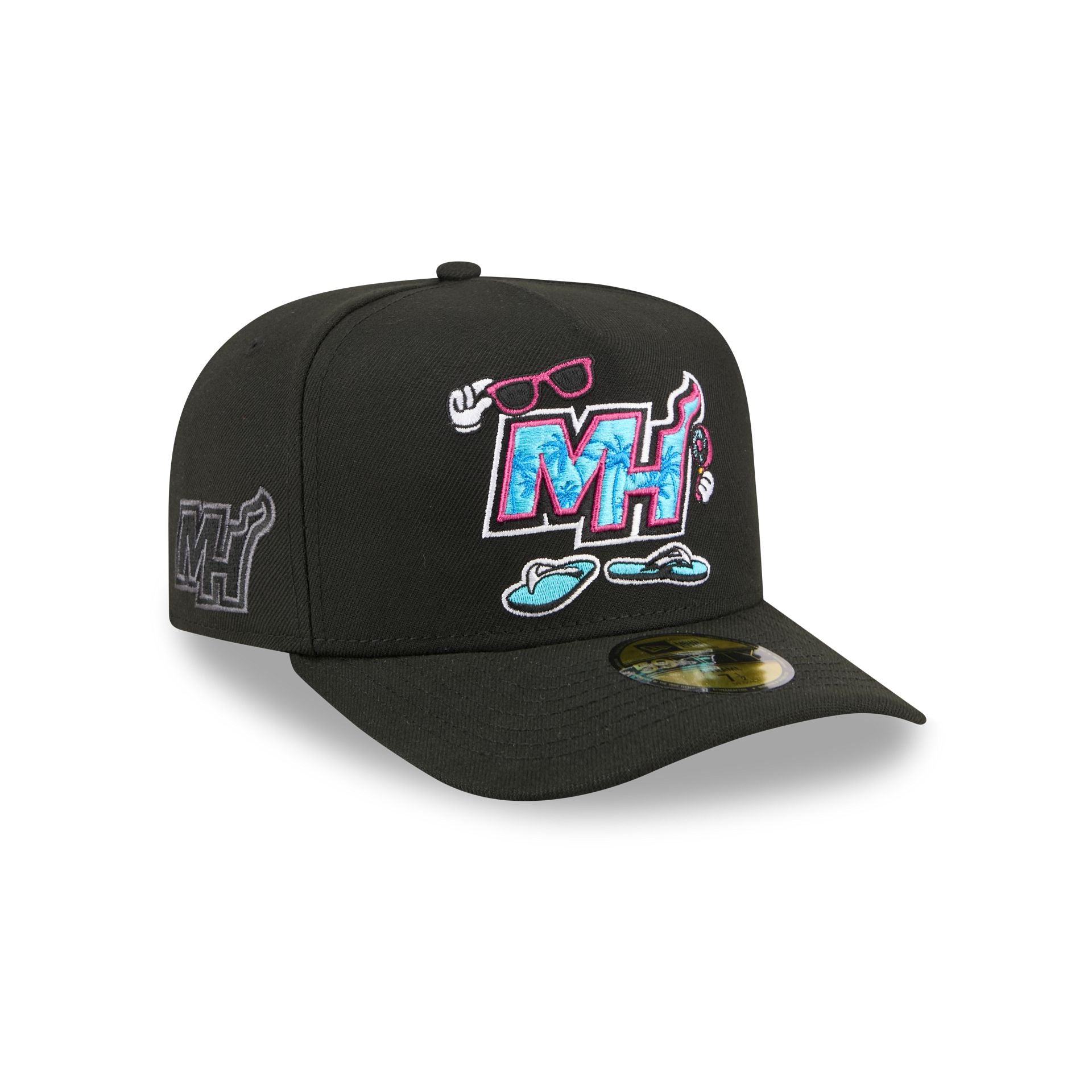 Miami Heat Cartoon 59FIFTY A-Frame Fitted Hat – New Era Cap