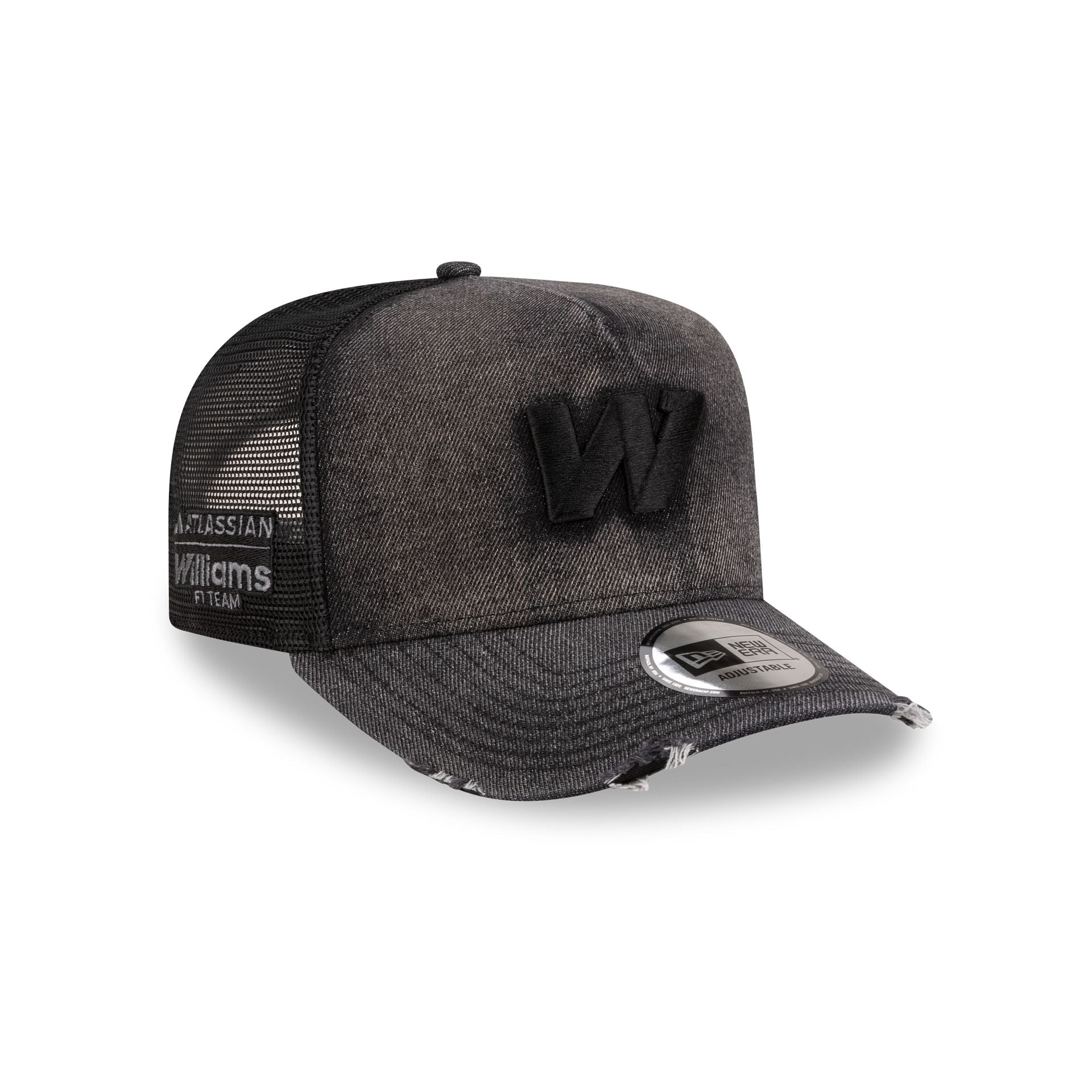 Atlassian Williams F1 Team Denim 9FORTY A-Frame Trucker Hat – New