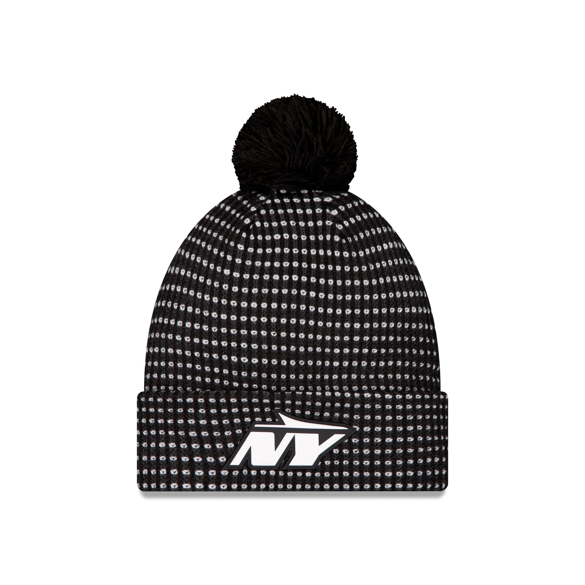 New York Jets 2026 Sideline Cold Weather Black Pom Knit Hat – New