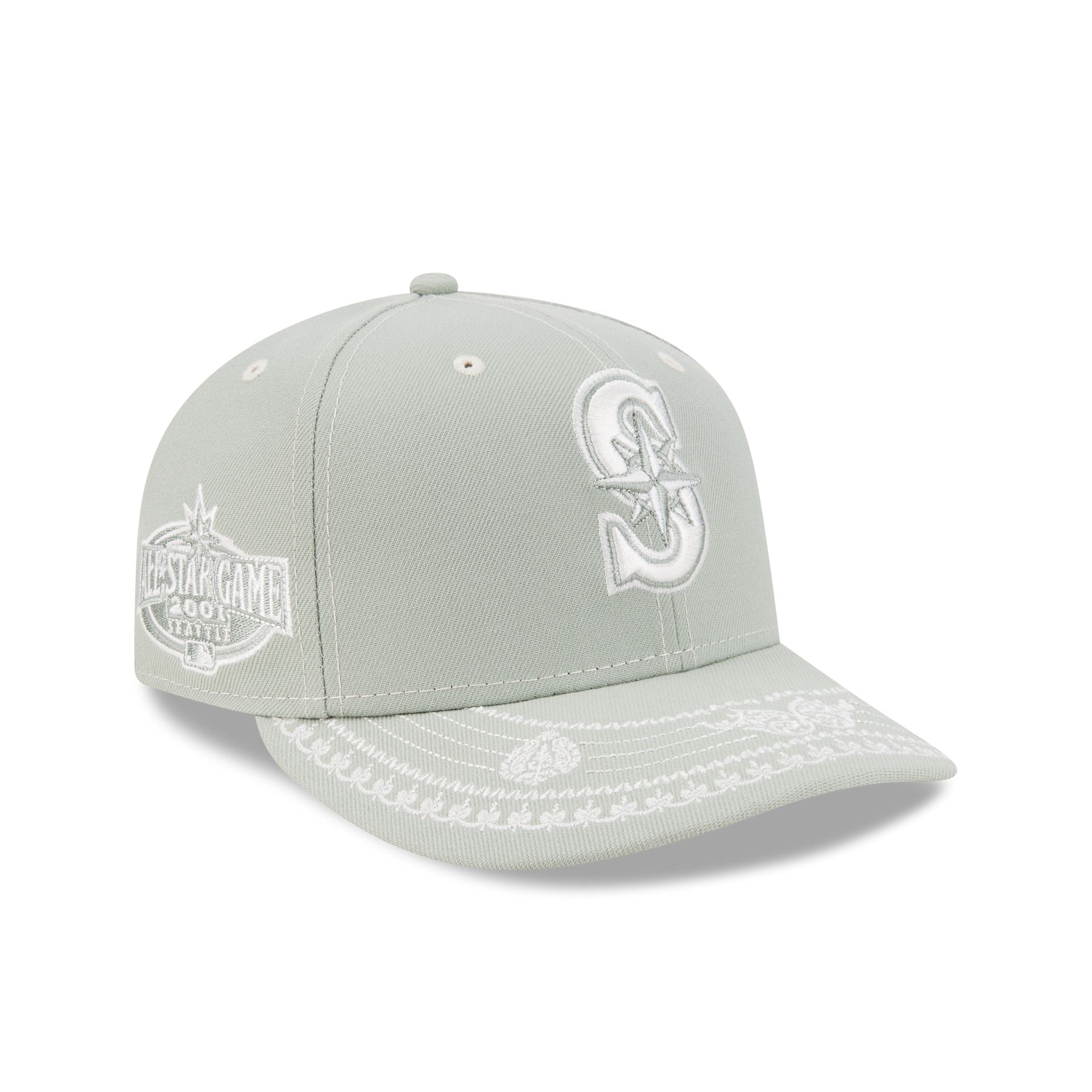 Seattle Mariners Everest Green Stitched 59FIFTY Fitted Hat – New