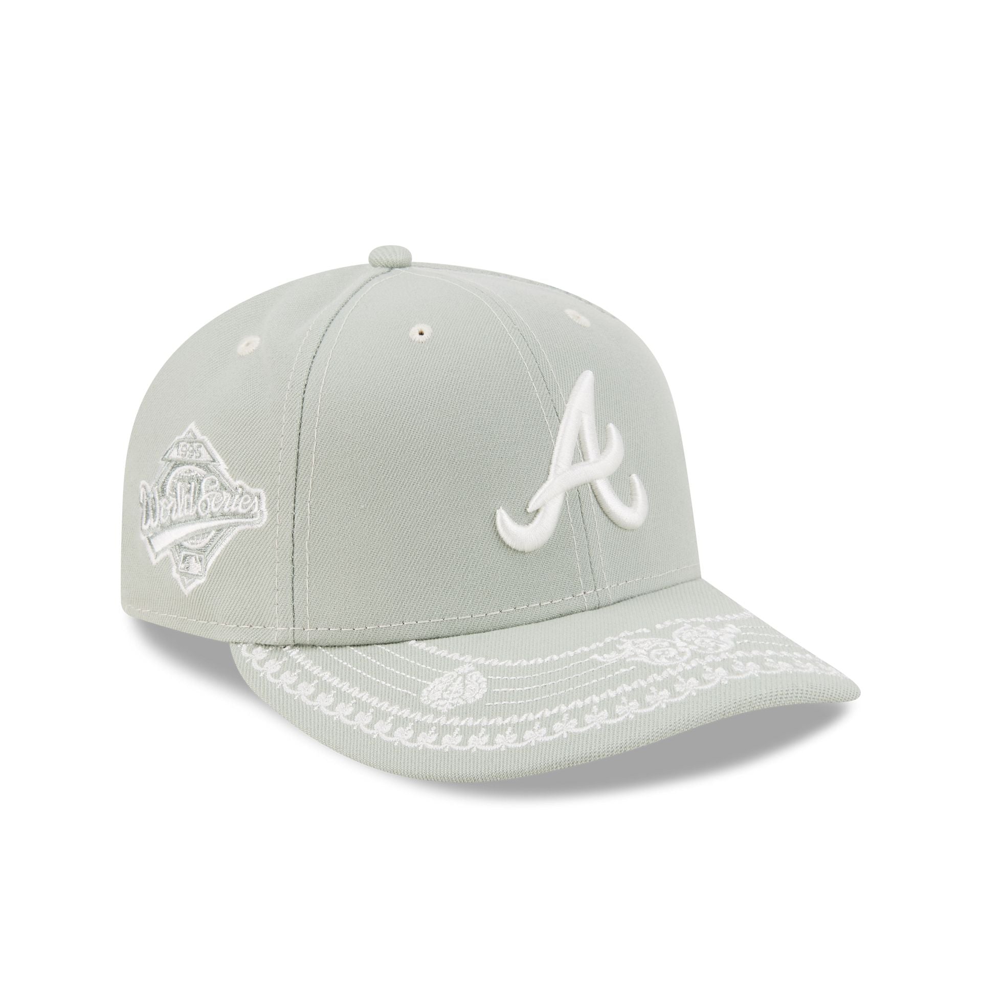 Atlanta Braves Everest Green Stitched 59FIFTY Fitted Hat – New Era Cap
