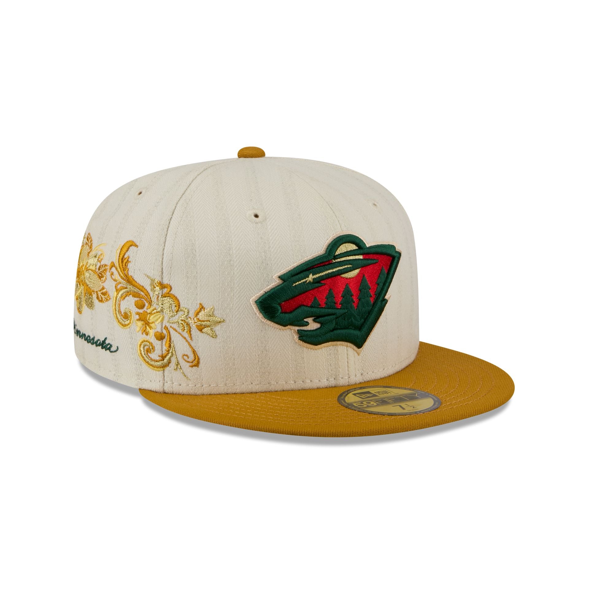 Minnesota Wild Chrome Herringbone 59FIFTY Fitted Hat – New Era Cap
