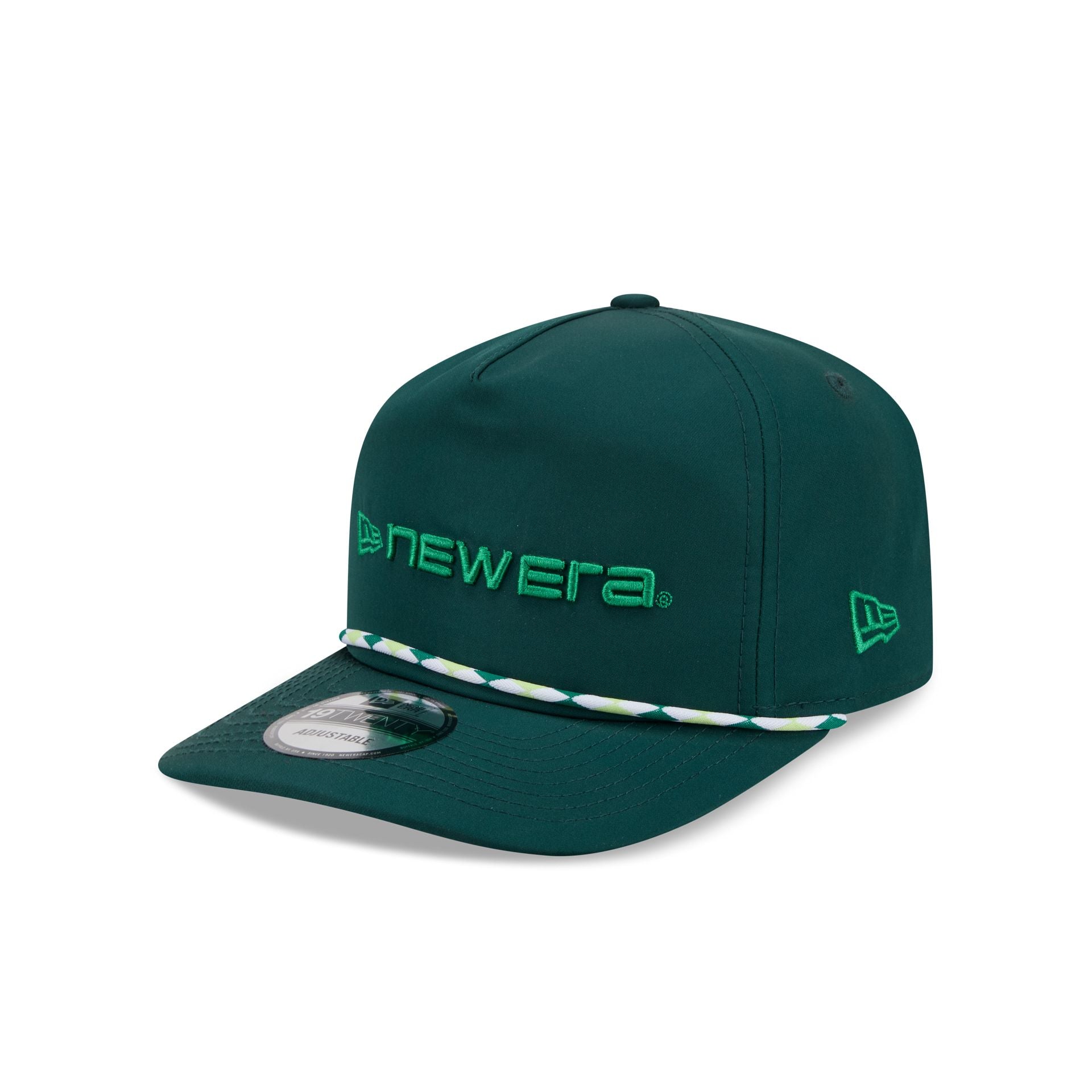 キャップ ER LOGO CAP / GREEN New Era Cap Green Multicolor Rope 19TWENTY Adjustable Hat