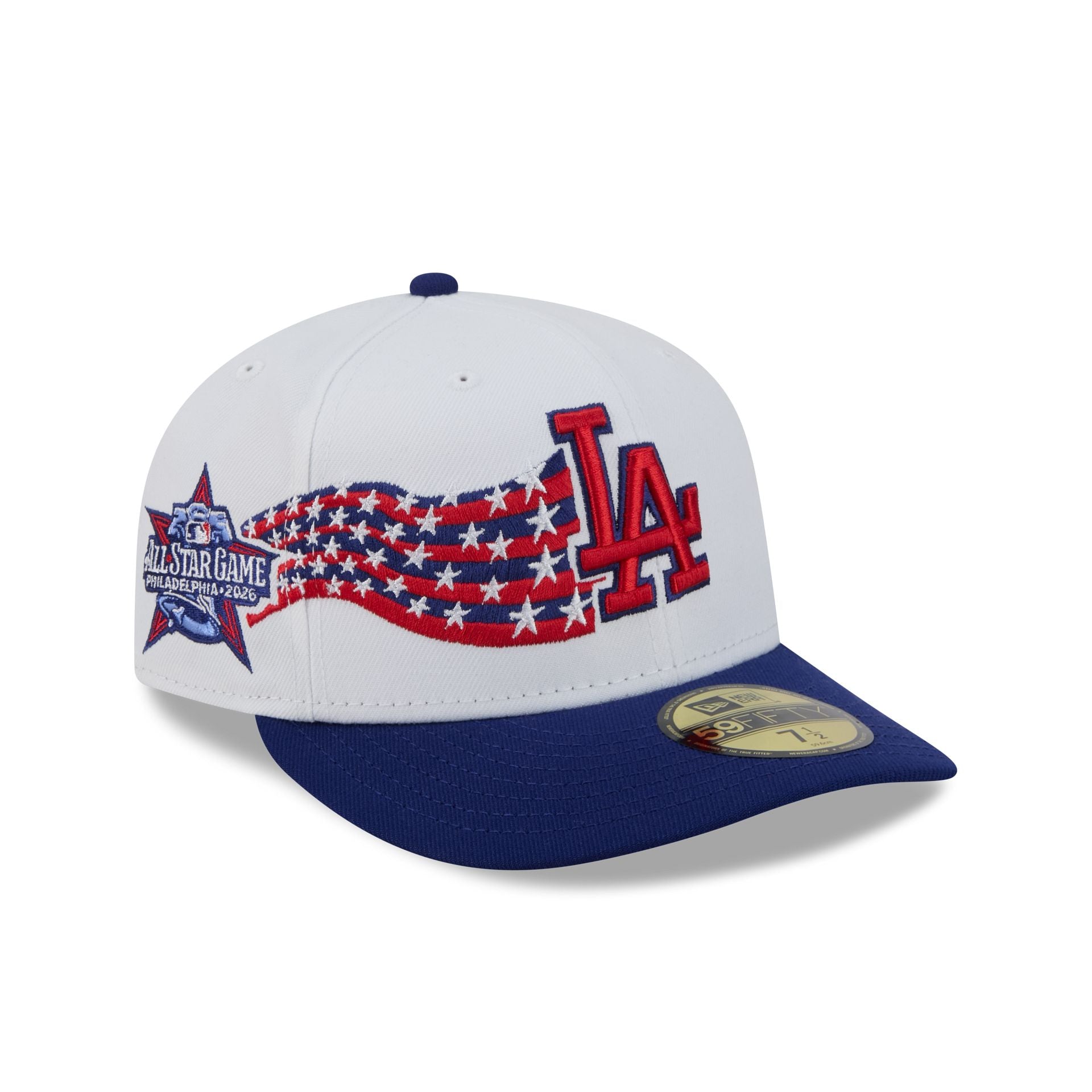 Los Angeles Dodgers 2026 All-Star Game Optic White 59FIFTY Fitted
