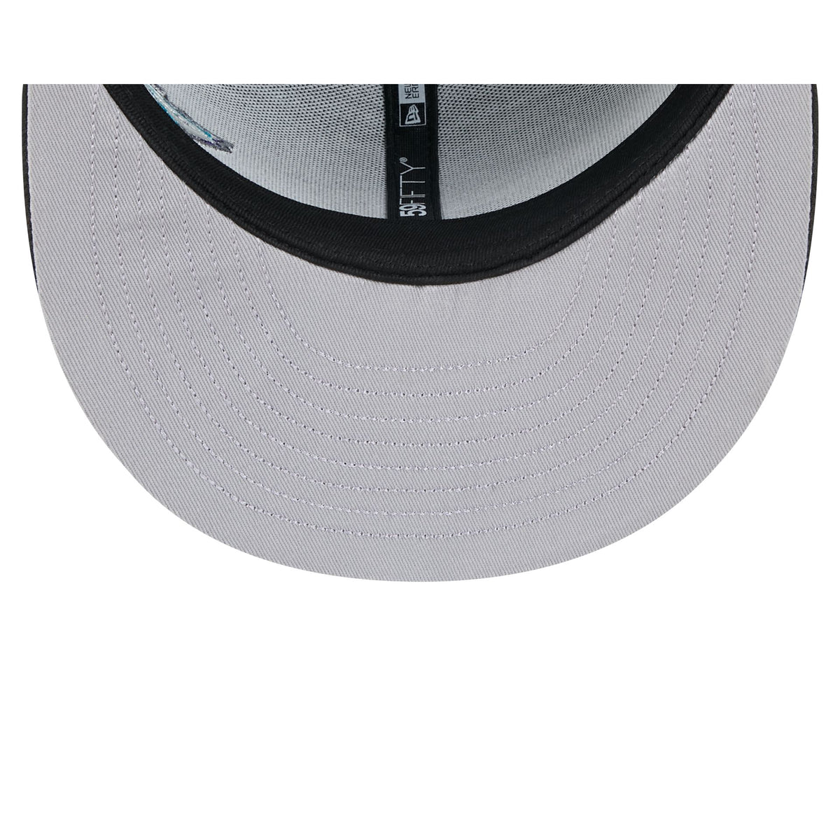 Charlotte Hornets Hardwood Classics Patched Black 59FIFTY Fitted Hat
