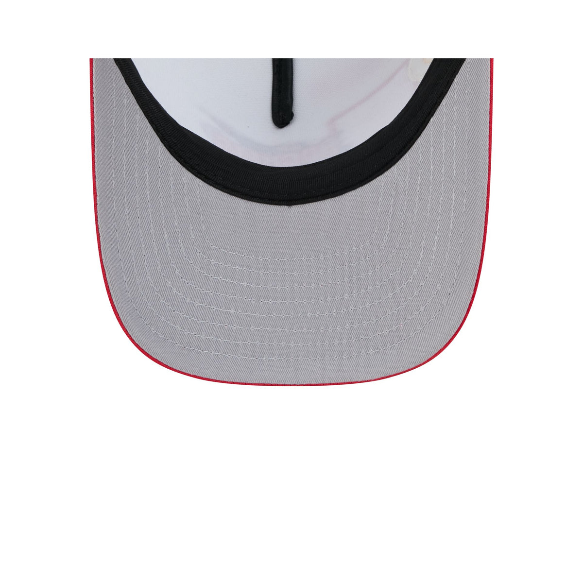 Houston Rockets Hardwood Classics Patched White 9FIFTY A-Frame Trucker Hat