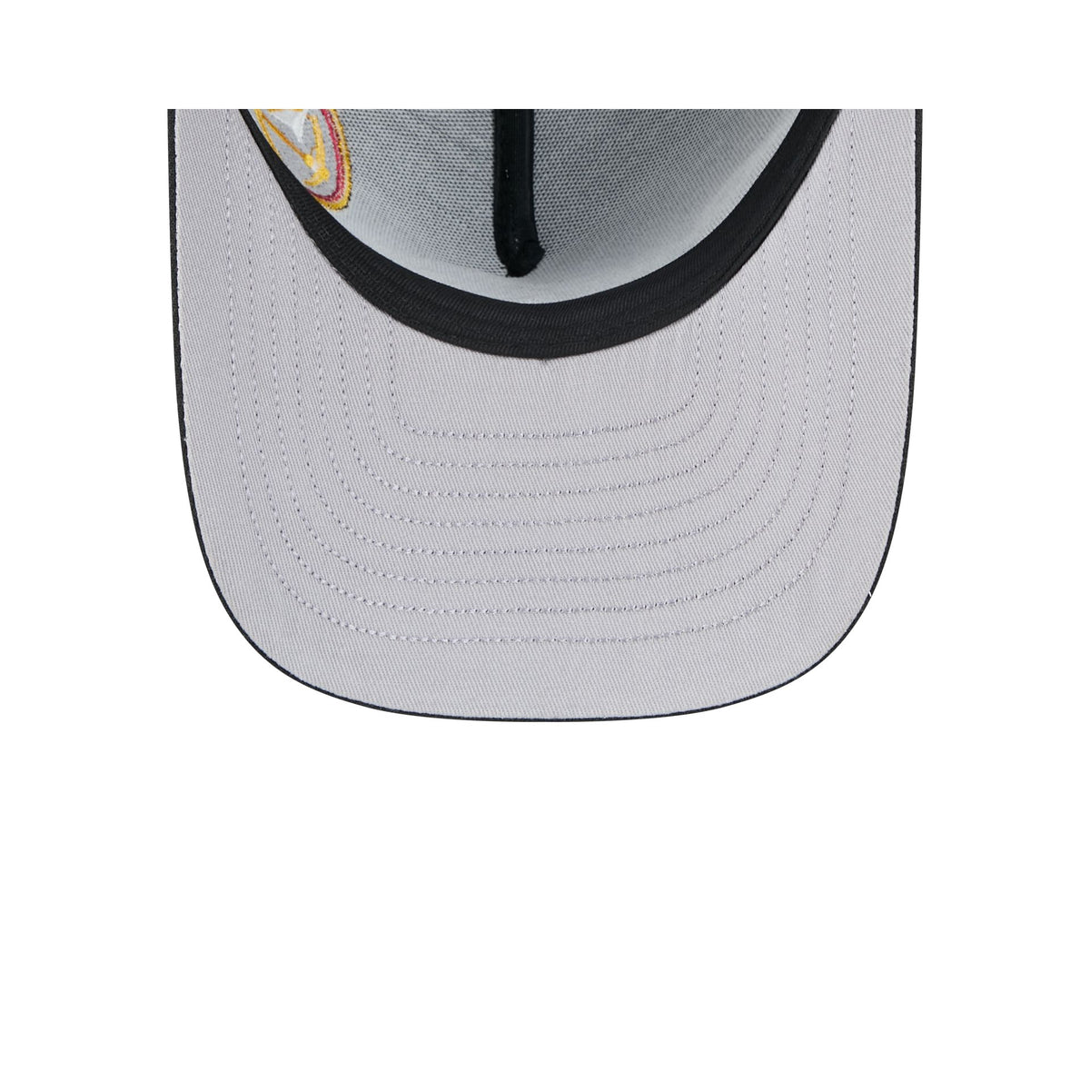 Denver Nuggets Hardwood Classics Patched Black 9FIFTY A-Frame Snapback Hat