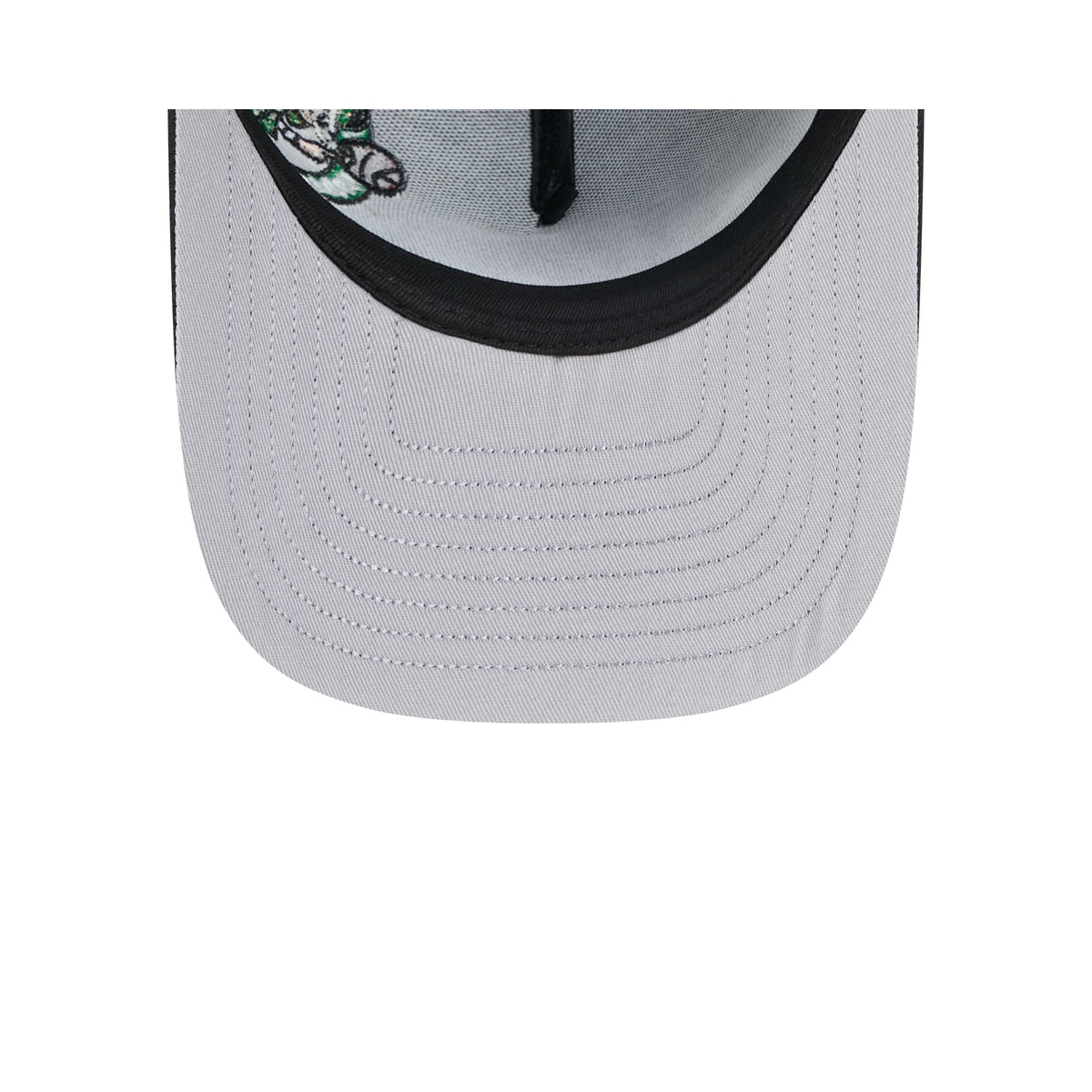 Boston Celtics Hardwood Classics Patched Black 9FIFTY A-Frame Snapback Hat