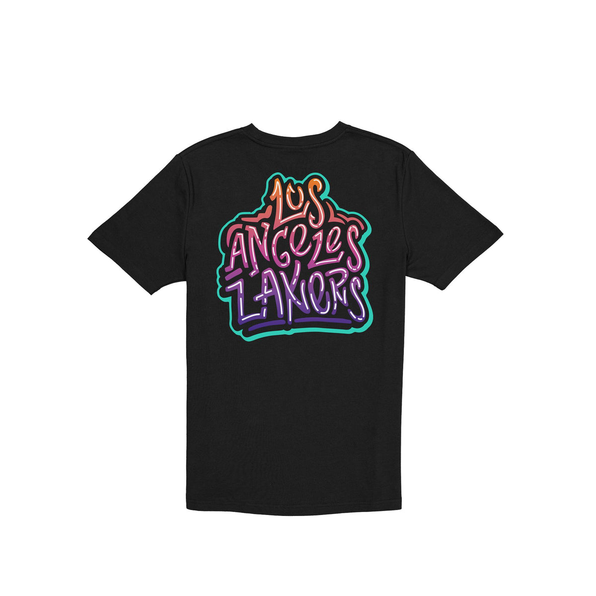 Los Angeles Lakers Graffiti Black T-Shirt