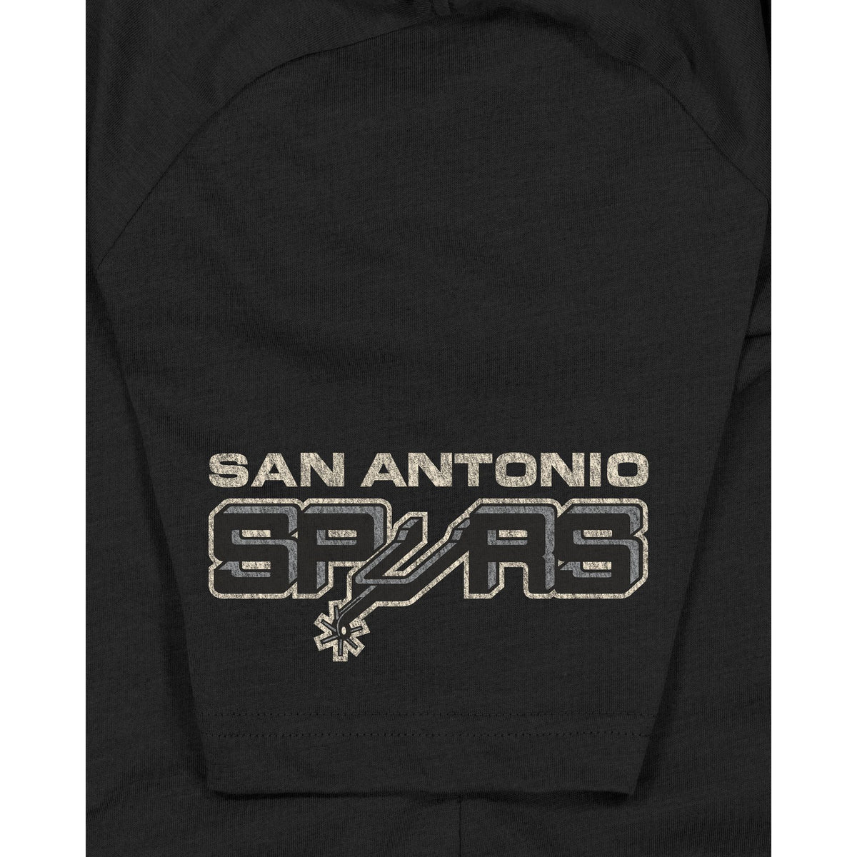 San Antonio Spurs Hardwood Classics Black T-Shirt