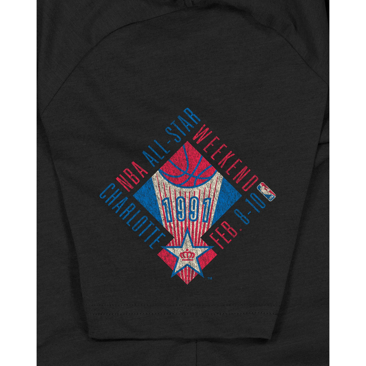Charlotte Hornets Hardwood Classics Black T-Shirt